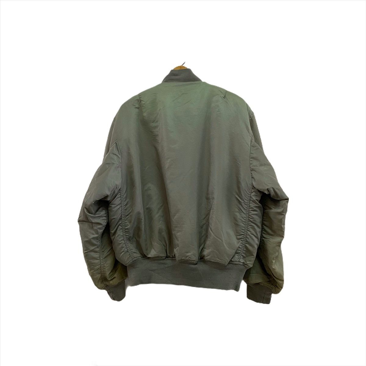 FADDED VINTAGE BOMBER JACKET DISTRESSED SILVER