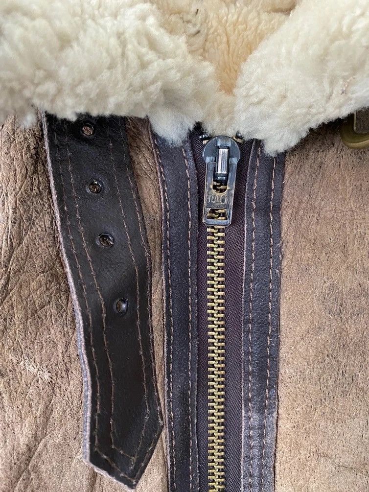 Vintage VINTAGE B3 DISTRESSED MILITARY US ARMY AIR FORCE SHEEP SKIN Size US M / EU 48-50 / 2 - 6 Thumbnail