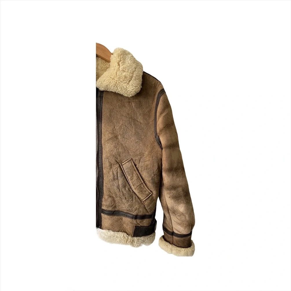 Vintage VINTAGE B3 DISTRESSED MILITARY US ARMY AIR FORCE SHEEP SKIN Size US M / EU 48-50 / 2 - 5 Thumbnail