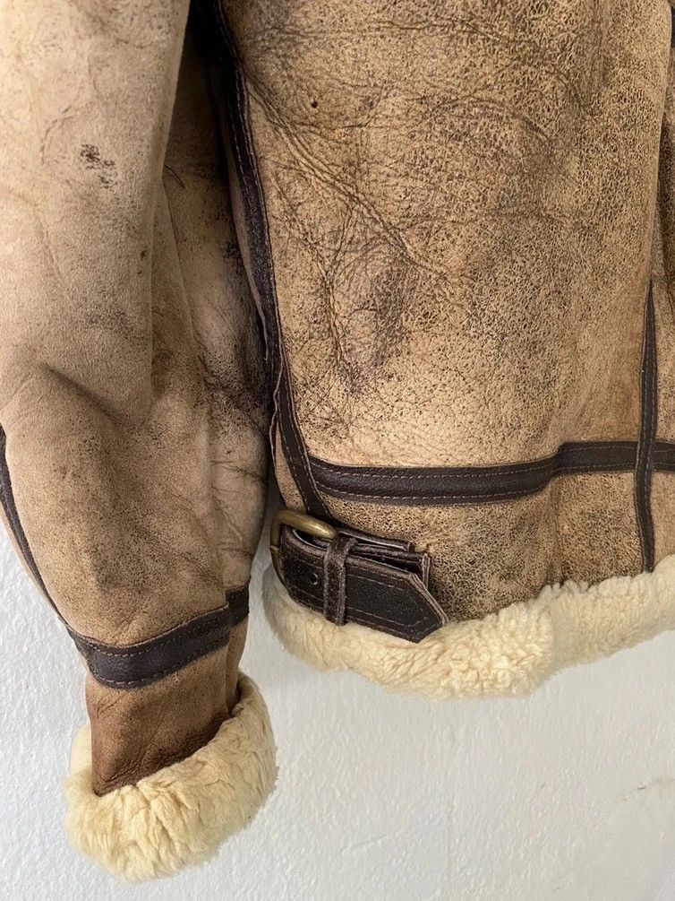 Vintage VINTAGE B3 DISTRESSED MILITARY US ARMY AIR FORCE SHEEP SKIN Size US M / EU 48-50 / 2 - 8 Thumbnail