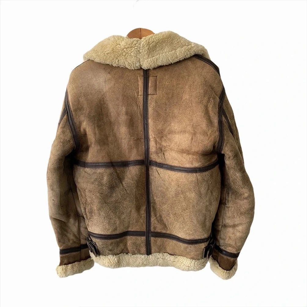 Vintage VINTAGE B3 DISTRESSED MILITARY US ARMY AIR FORCE SHEEP SKIN Size US M / EU 48-50 / 2 - 3 Thumbnail