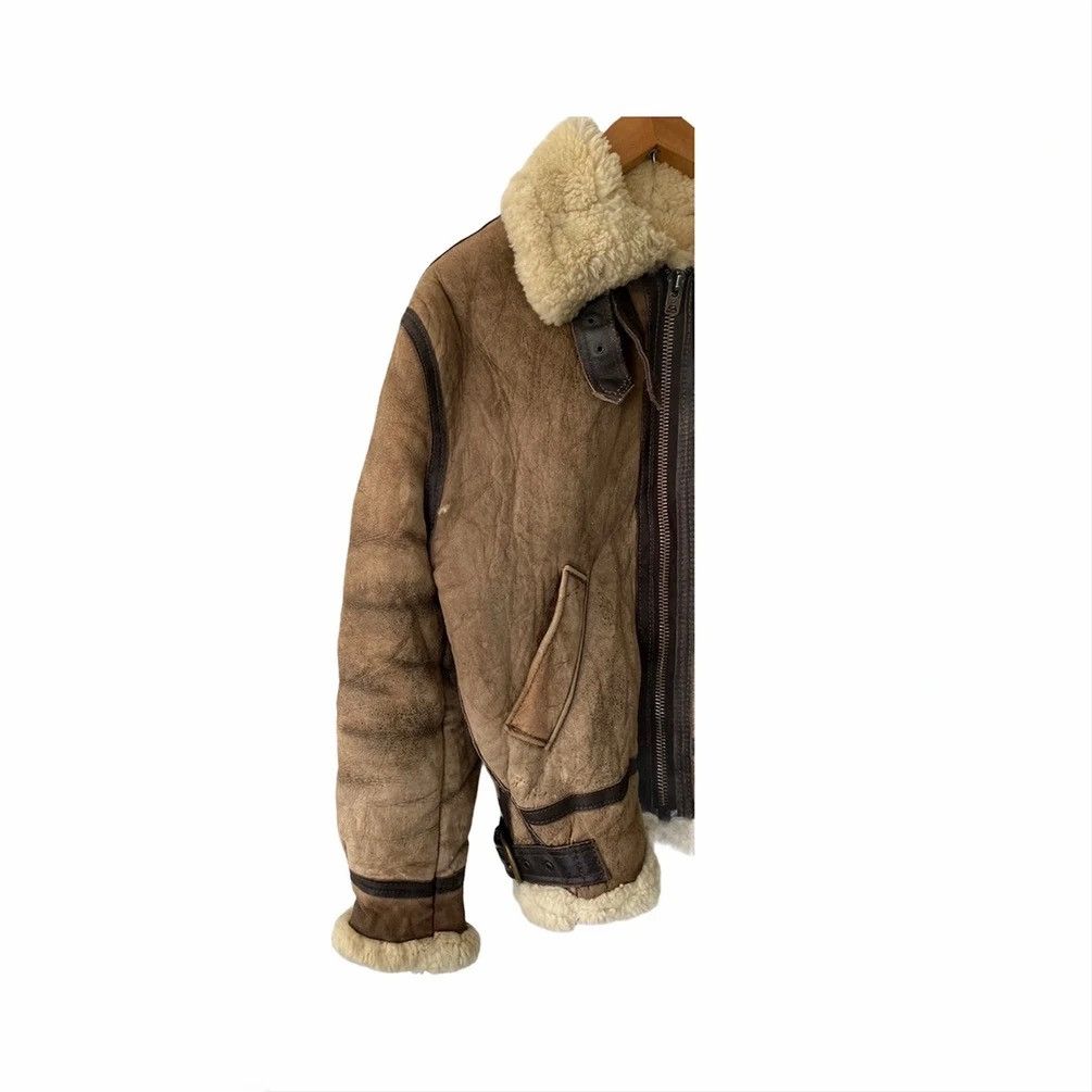 Vintage VINTAGE B3 DISTRESSED MILITARY US ARMY AIR FORCE SHEEP SKIN Size US M / EU 48-50 / 2 - 4 Thumbnail