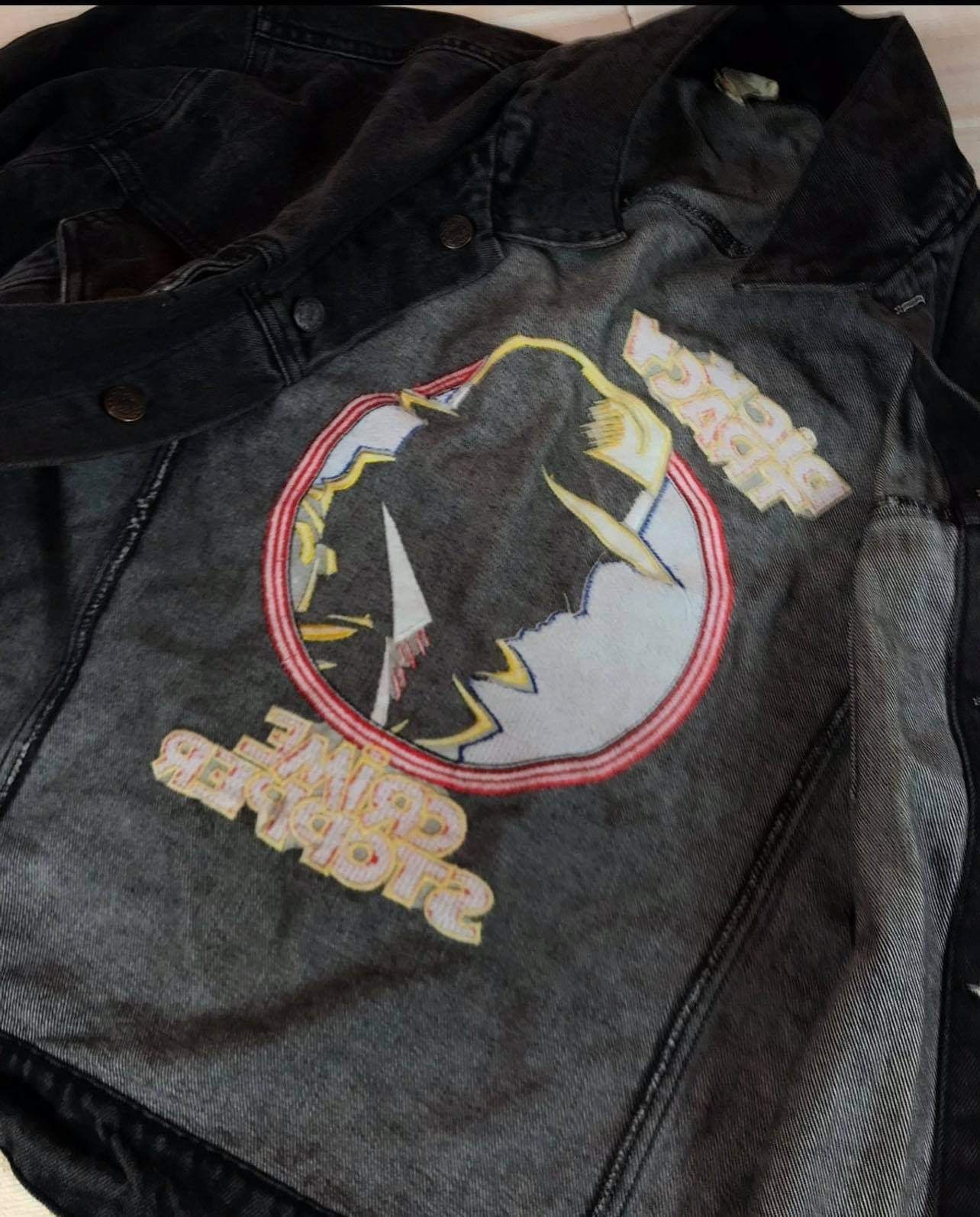 Vintage 🔥RARE VTG DICK TRACY MOVIE DENIM TRUCKERS JACKET Size US XL / EU 56 / 4 - 3 Thumbnail