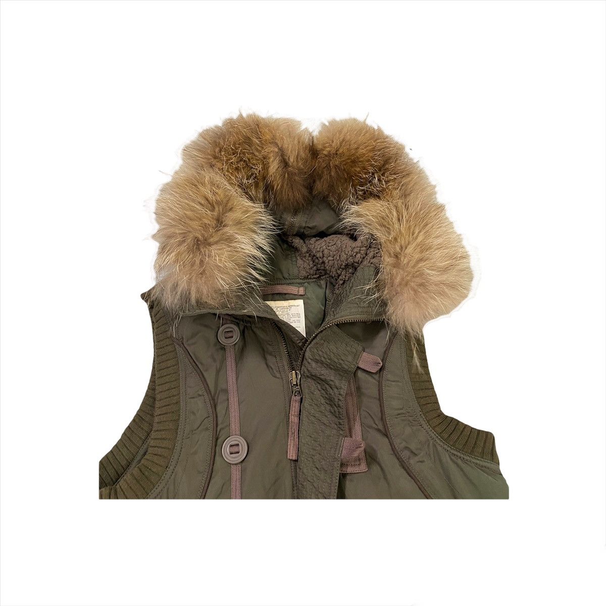 Japanese Brand × Vintage VINTAGE MILITARY WORKSHIRT RIDERS HOODIE VEST Size US S / EU 44-46 / 1 - 5 Thumbnail