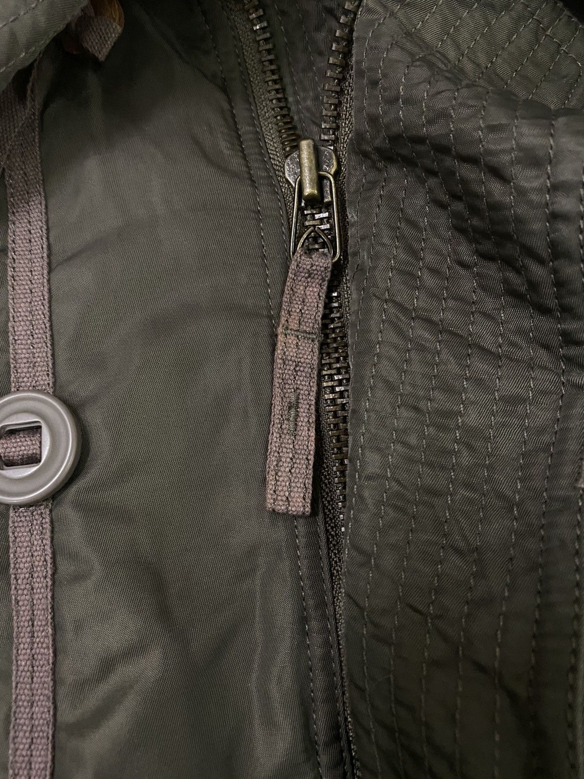 Japanese Brand × Vintage VINTAGE MILITARY WORKSHIRT RIDERS HOODIE VEST Size US S / EU 44-46 / 1 - 6 Thumbnail