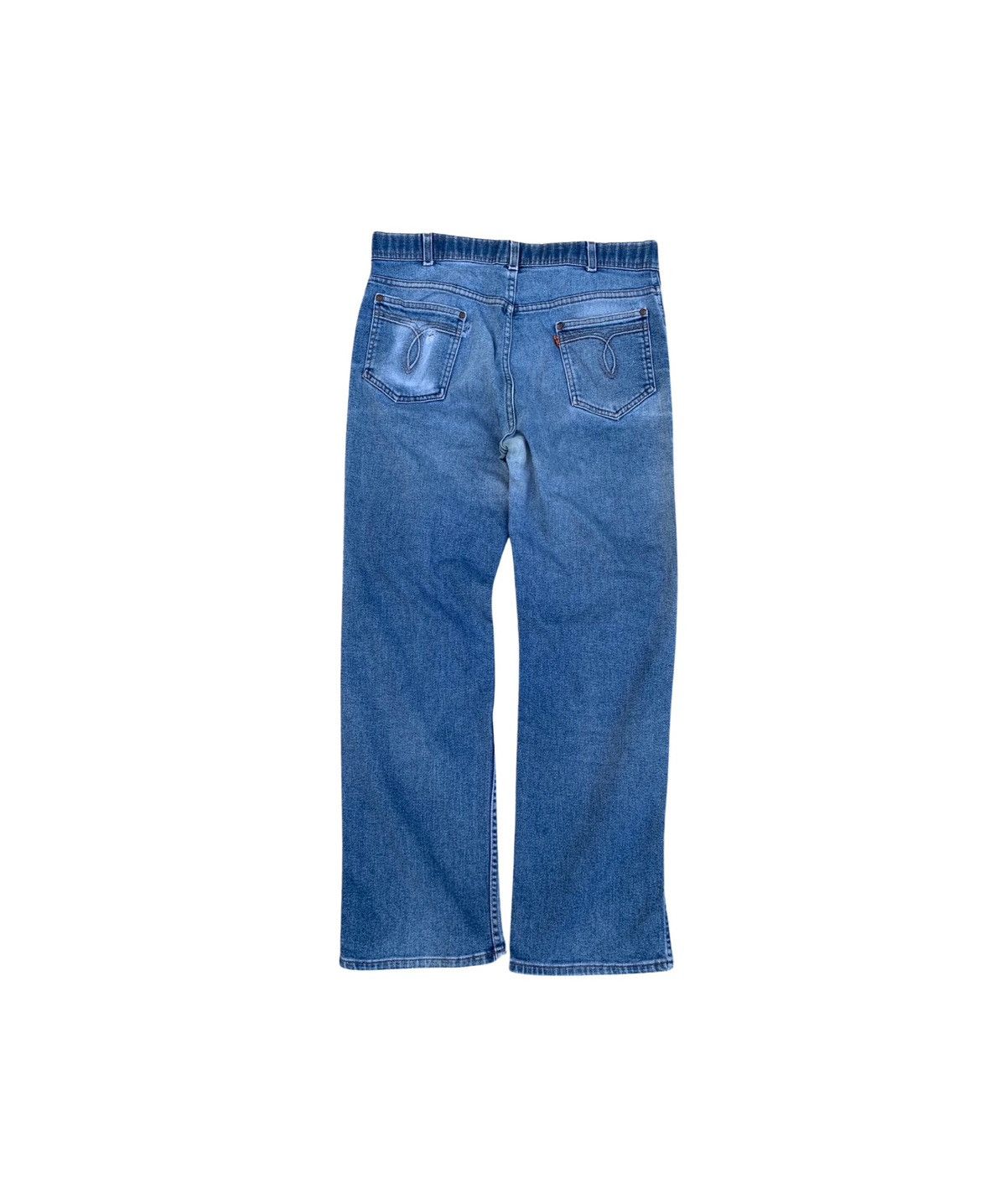 Levi's × Levi's Vintage Clothing × Vintage Vintage 80a Levis Jeans Orange Tab Denim Distressed Size US 34 / EU 50 - 2 Thumbnail