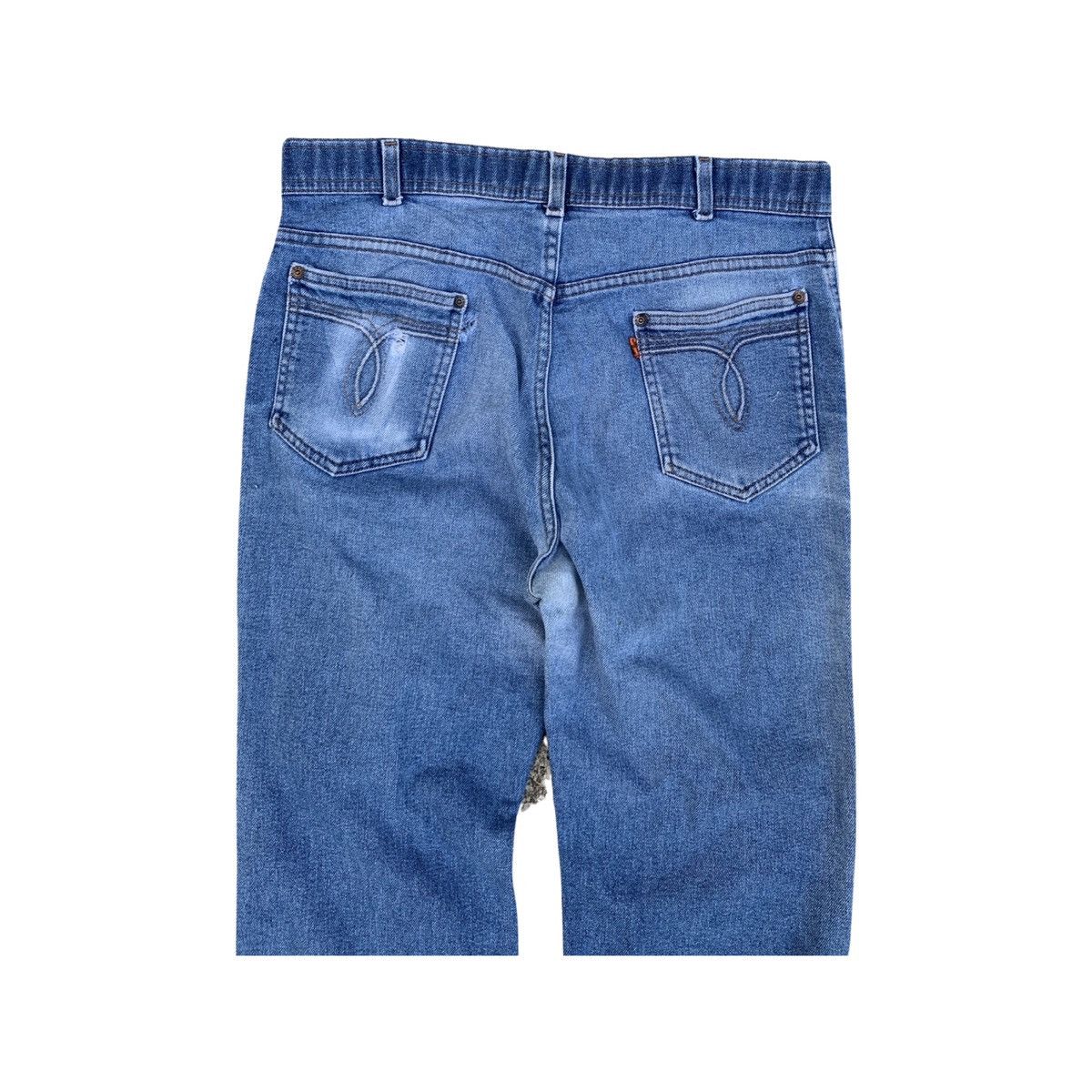 Levi's × Levi's Vintage Clothing × Vintage Vintage 80a Levis Jeans Orange Tab Denim Distressed Size US 34 / EU 50 - 3 Thumbnail
