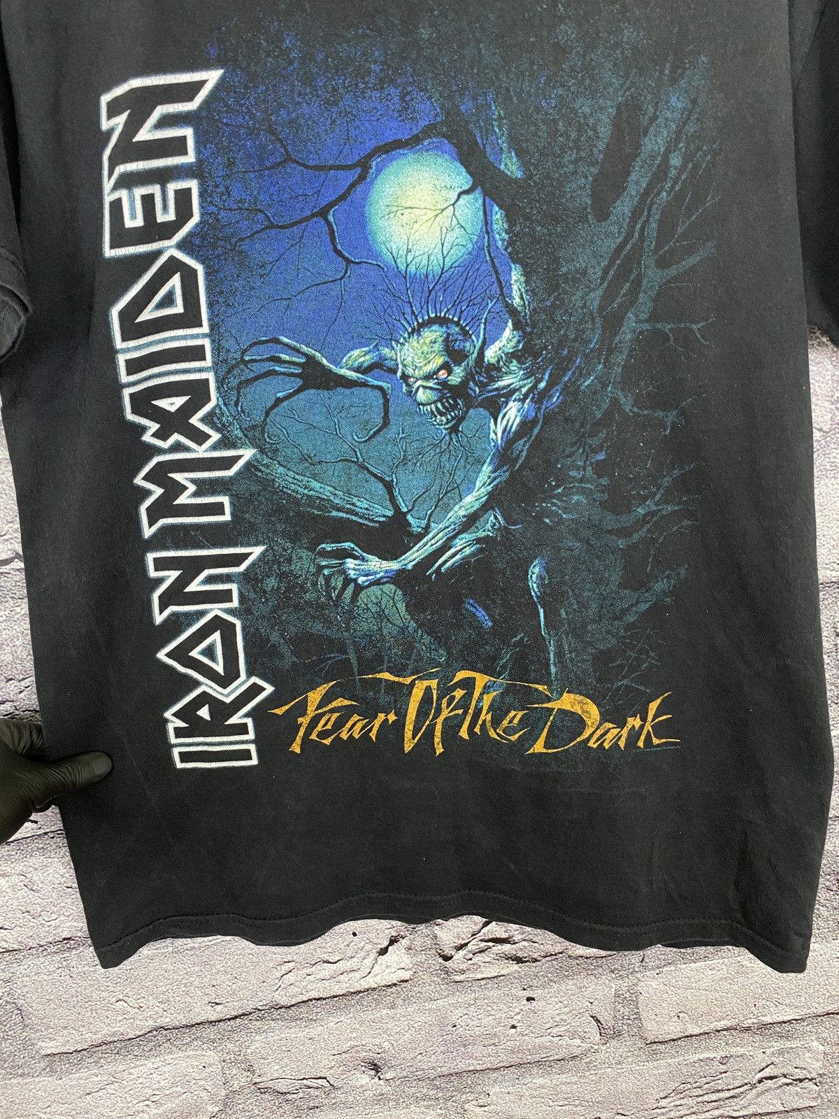 Band Tees Vintage multi logo Iron Maiden T-shirt 2011 Tour band y2k Size US M / EU 48-50 / 2 - 8 Thumbnail
