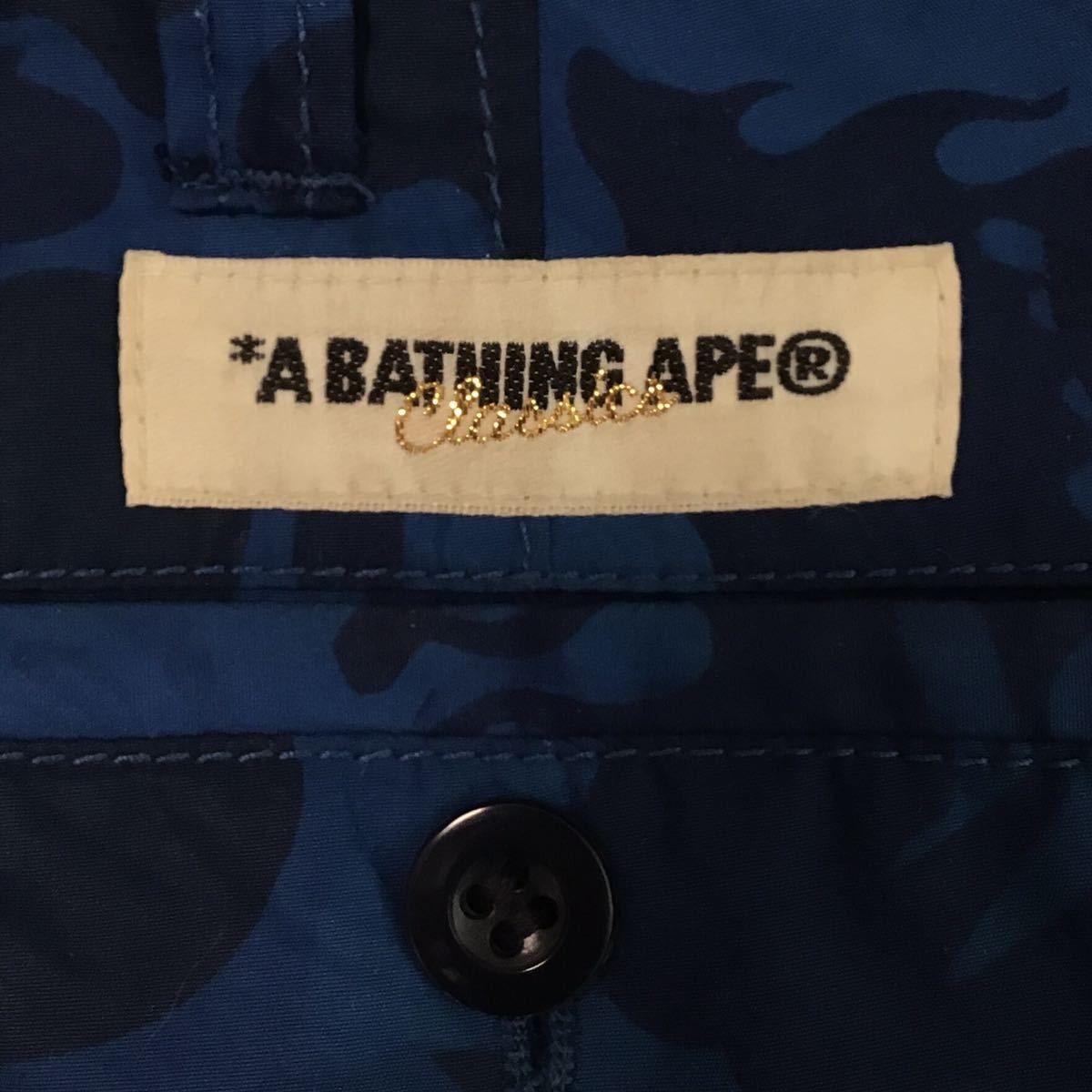 Bape BAPE fire camo nylon shorts blue flame a bathing ape ★size M Size US 32 / EU 48 - 6 Thumbnail