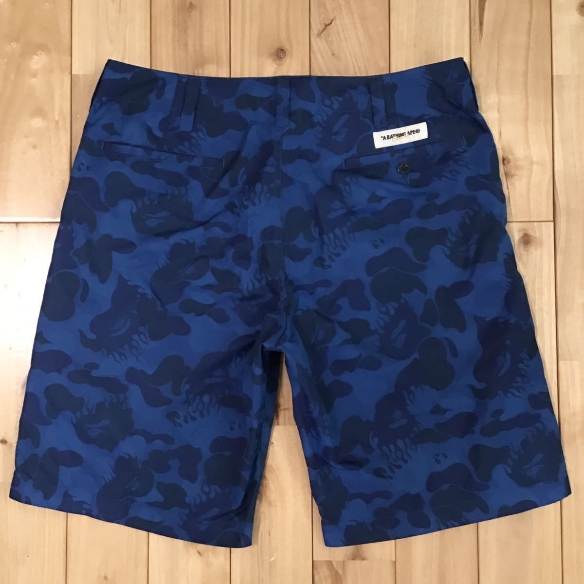 Bape BAPE fire camo nylon shorts blue flame a bathing ape ★size M Size US 32 / EU 48 - 2 Thumbnail