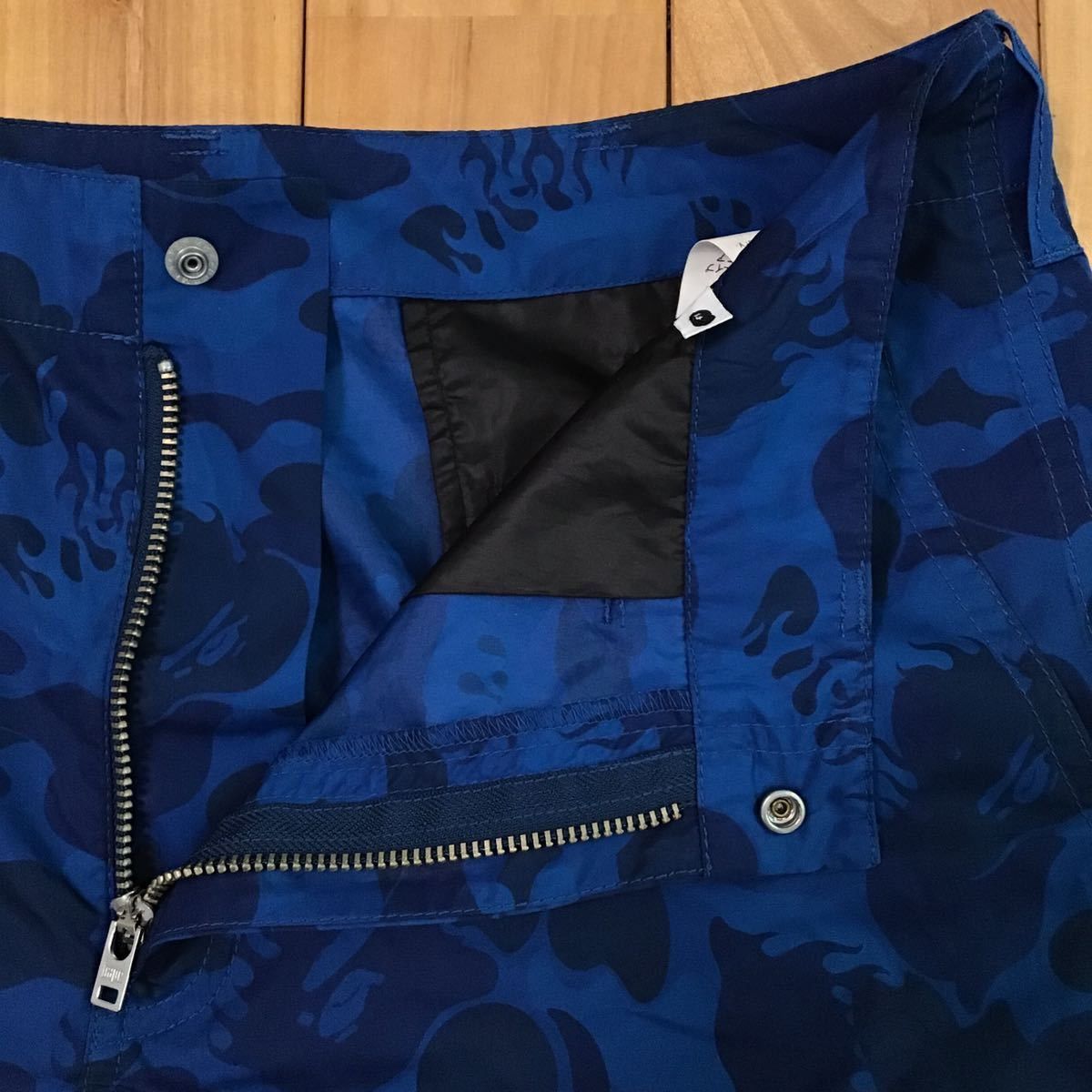 Bape BAPE fire camo nylon shorts blue flame a bathing ape ★size M Size US 32 / EU 48 - 3 Thumbnail