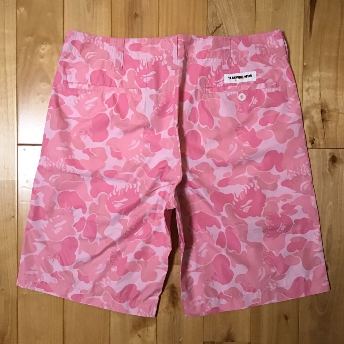 Bape Fire camo pink nylon shorts BAPE flame a bathing ape ★size M Size US 32 / EU 48 - 3 Thumbnail