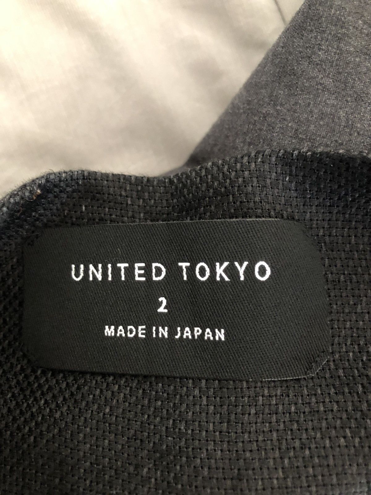 Designer United Tokyo Collarless Patchwork Button Shirt Size US M / EU 48-50 / 2 - 11 Thumbnail