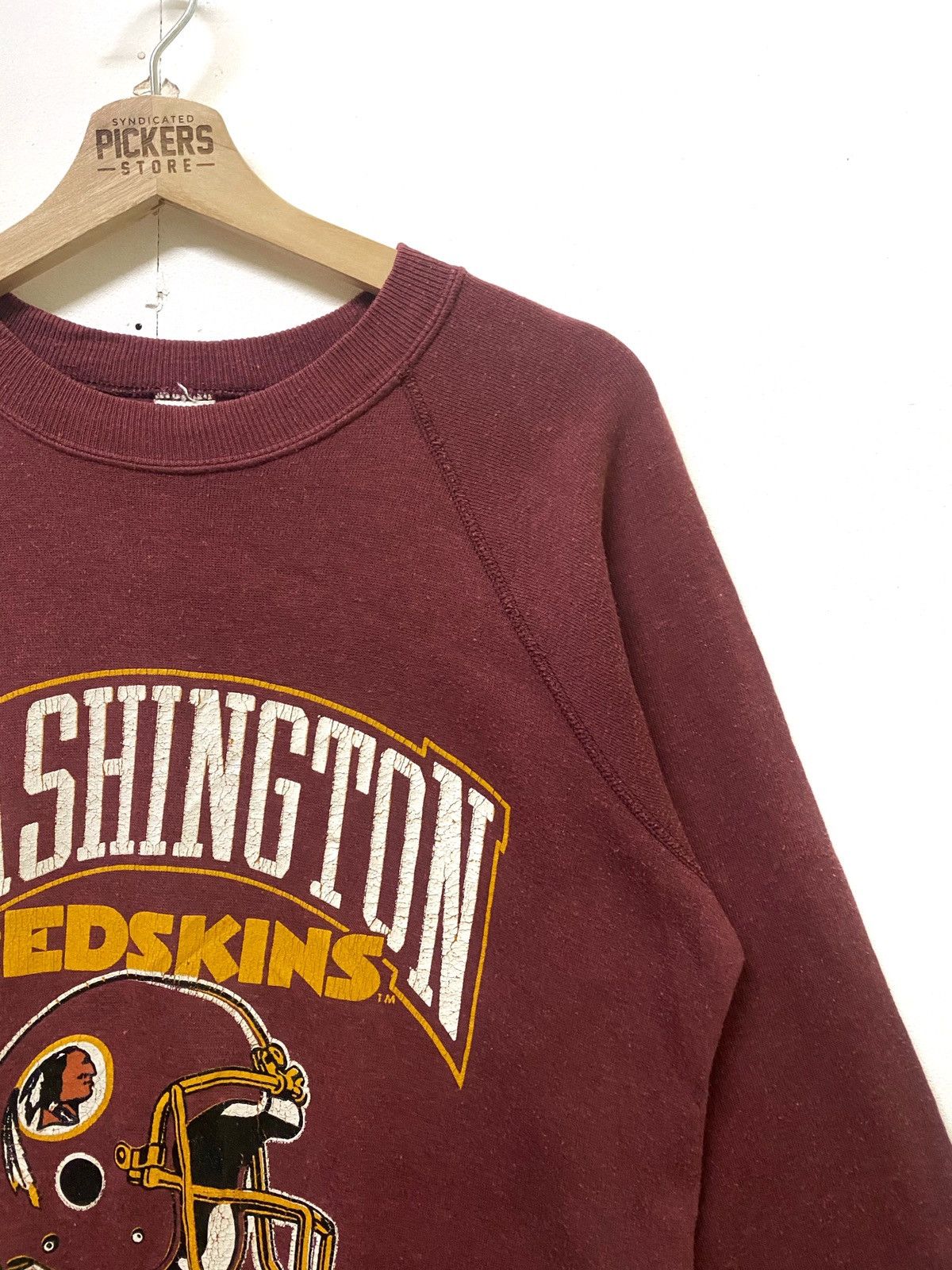 Champion × NFL × Vintage Vintage 90s Washinton Redskins Crewneck Pullover Medium Size US M / EU 48-50 / 2 - 3 Thumbnail