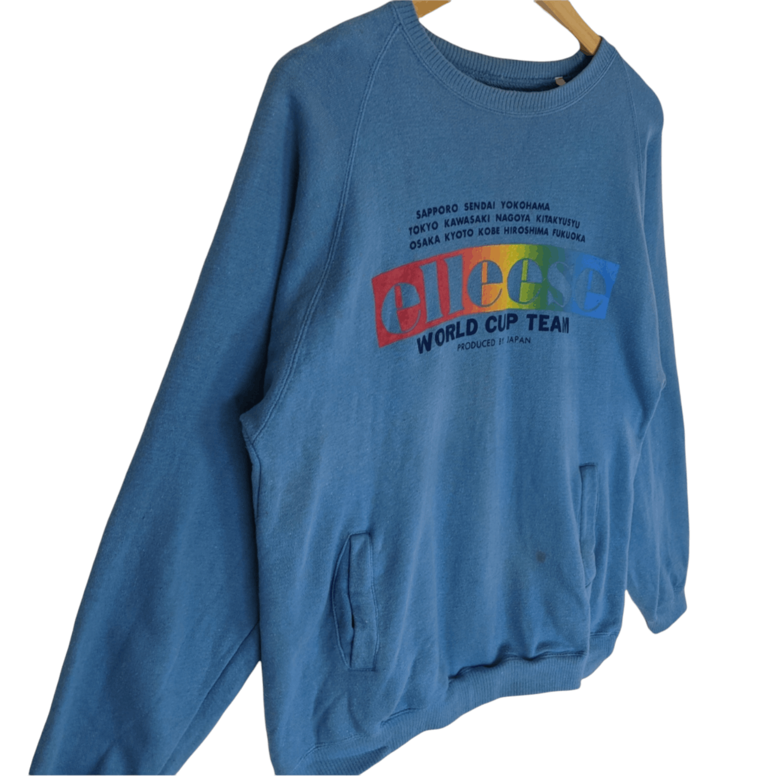 Ellesse Vintage 90's ELLESSE World Cup Team Japan Jumper Sweatshirt Size US M / EU 48-50 / 2 - 3 Thumbnail