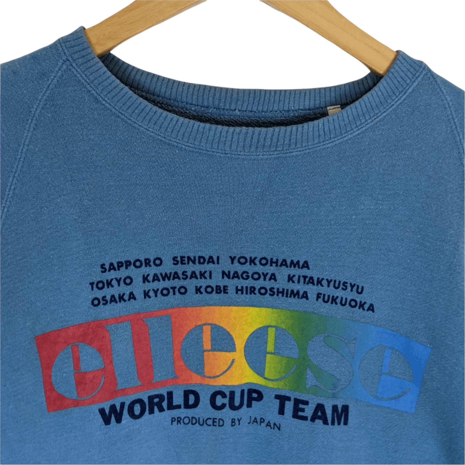 Ellesse Vintage 90's ELLESSE World Cup Team Japan Jumper Sweatshirt Size US M / EU 48-50 / 2 - 4 Thumbnail