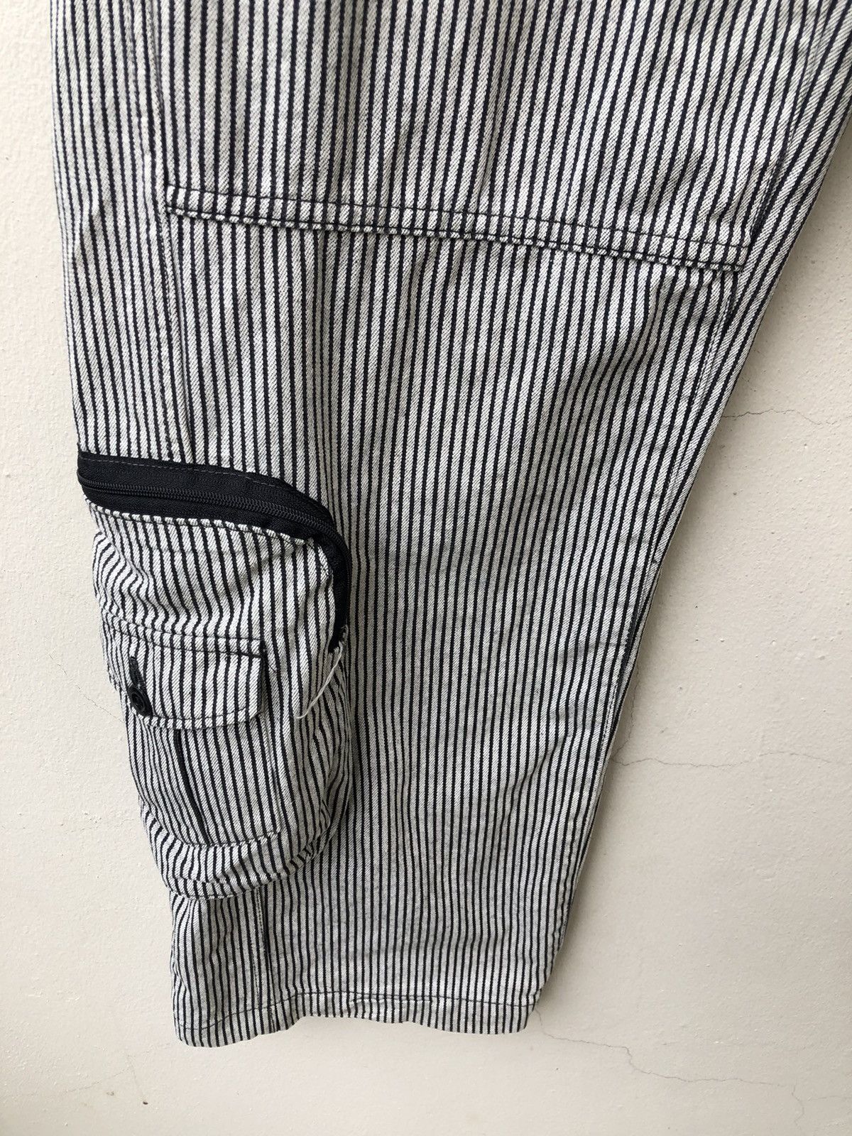 Vintage Slap Shot Japan Stripe Tactical Parachute Cargo Trouser Pant Size US 31 - 17 Thumbnail