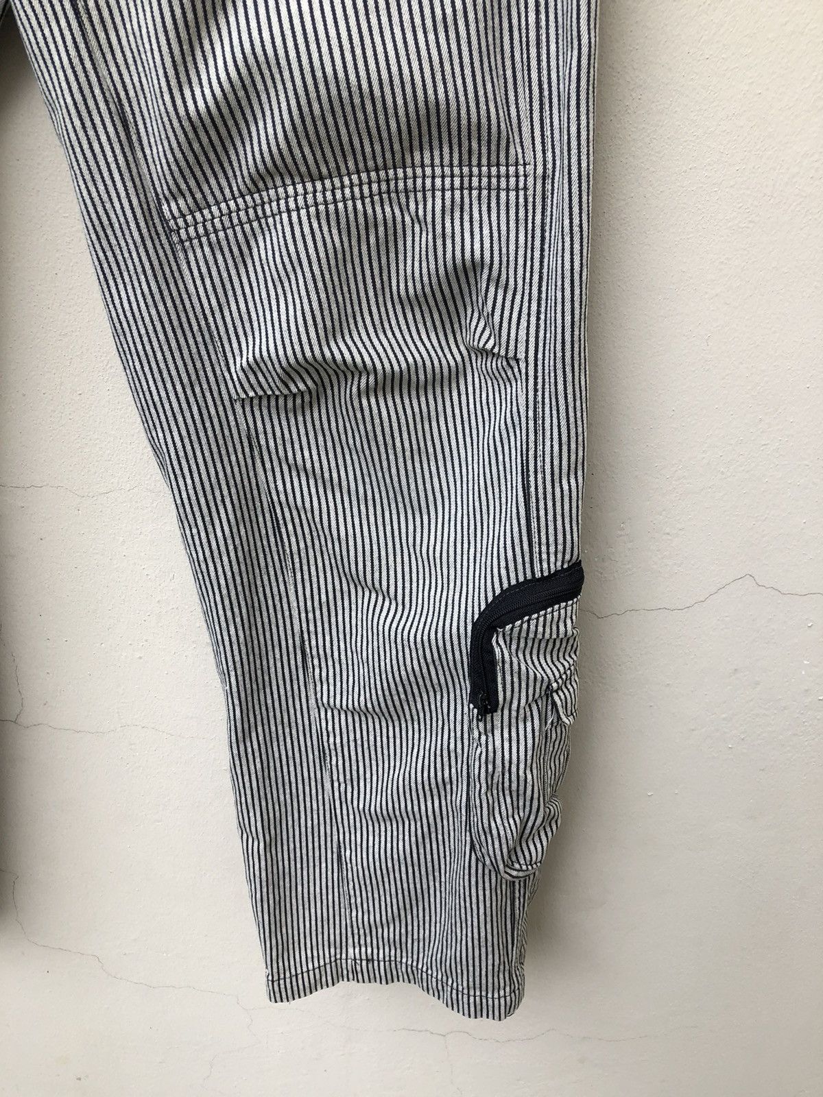Vintage Slap Shot Japan Stripe Tactical Parachute Cargo Trouser Pant Size US 31 - 12 Thumbnail