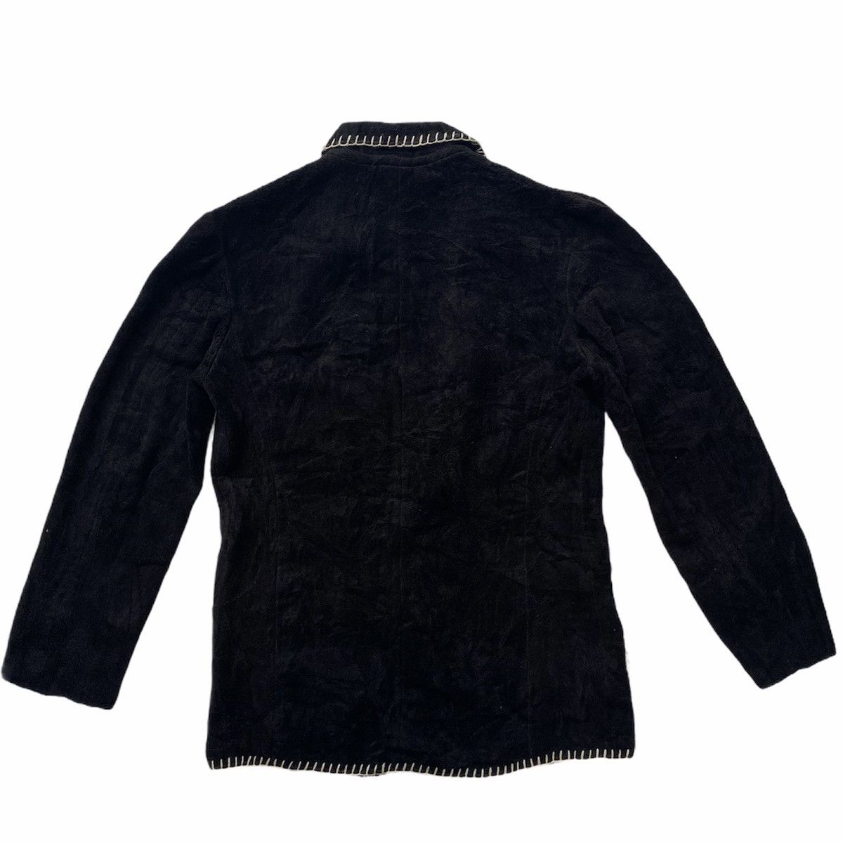 Yohji Yamamoto Runway Fall12 Rayon Blend Blazer Jacket Size US L / EU 52-54 / 3 - 4 Thumbnail