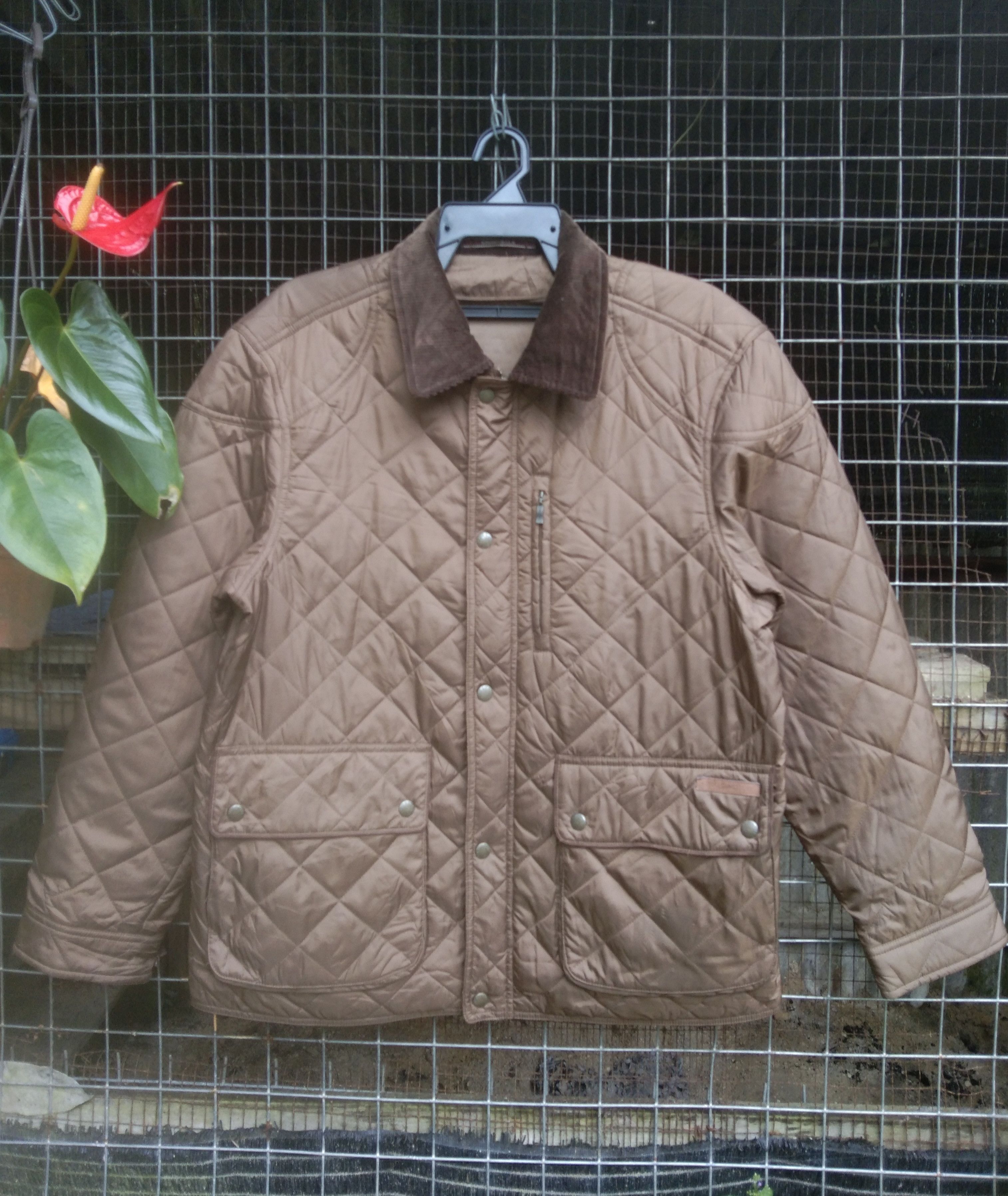 Japanese Brand × Lacoste VINTAGE CROCODILE QUILTED JACKET Size US L / EU 52-54 / 3 - 1 Thumbnail