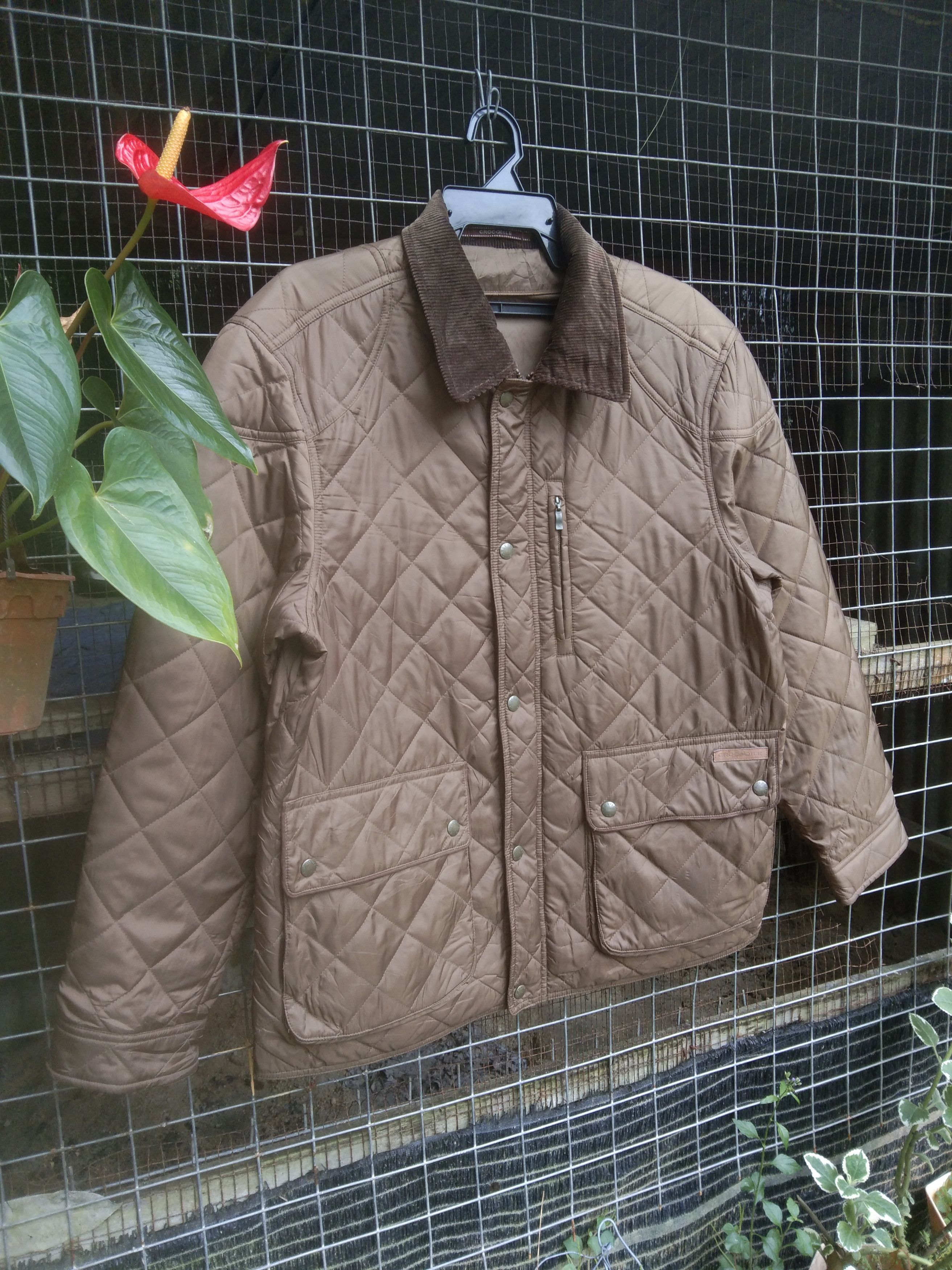 Japanese Brand × Lacoste VINTAGE CROCODILE QUILTED JACKET Size US L / EU 52-54 / 3 - 3 Thumbnail