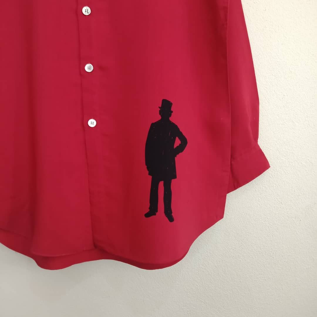 Japanese Brand POUR DEUX RAYON SHIRT MADE IN JAPAN LIKE YS/YOHJI YAMAMOTO Size US M / EU 48-50 / 2 - 5 Thumbnail