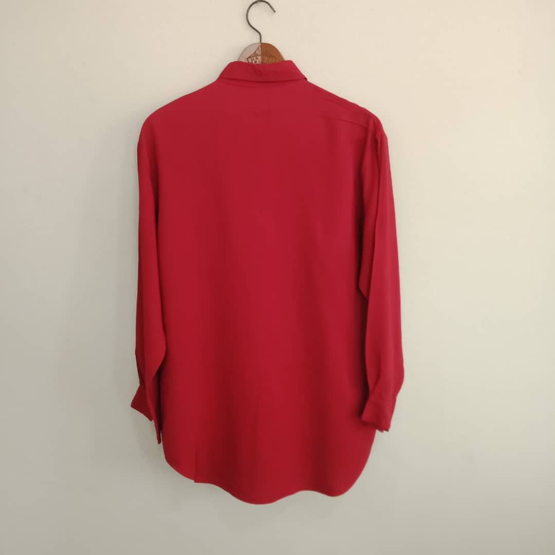 Japanese Brand POUR DEUX RAYON SHIRT MADE IN JAPAN LIKE YS/YOHJI YAMAMOTO Size US M / EU 48-50 / 2 - 2 Thumbnail