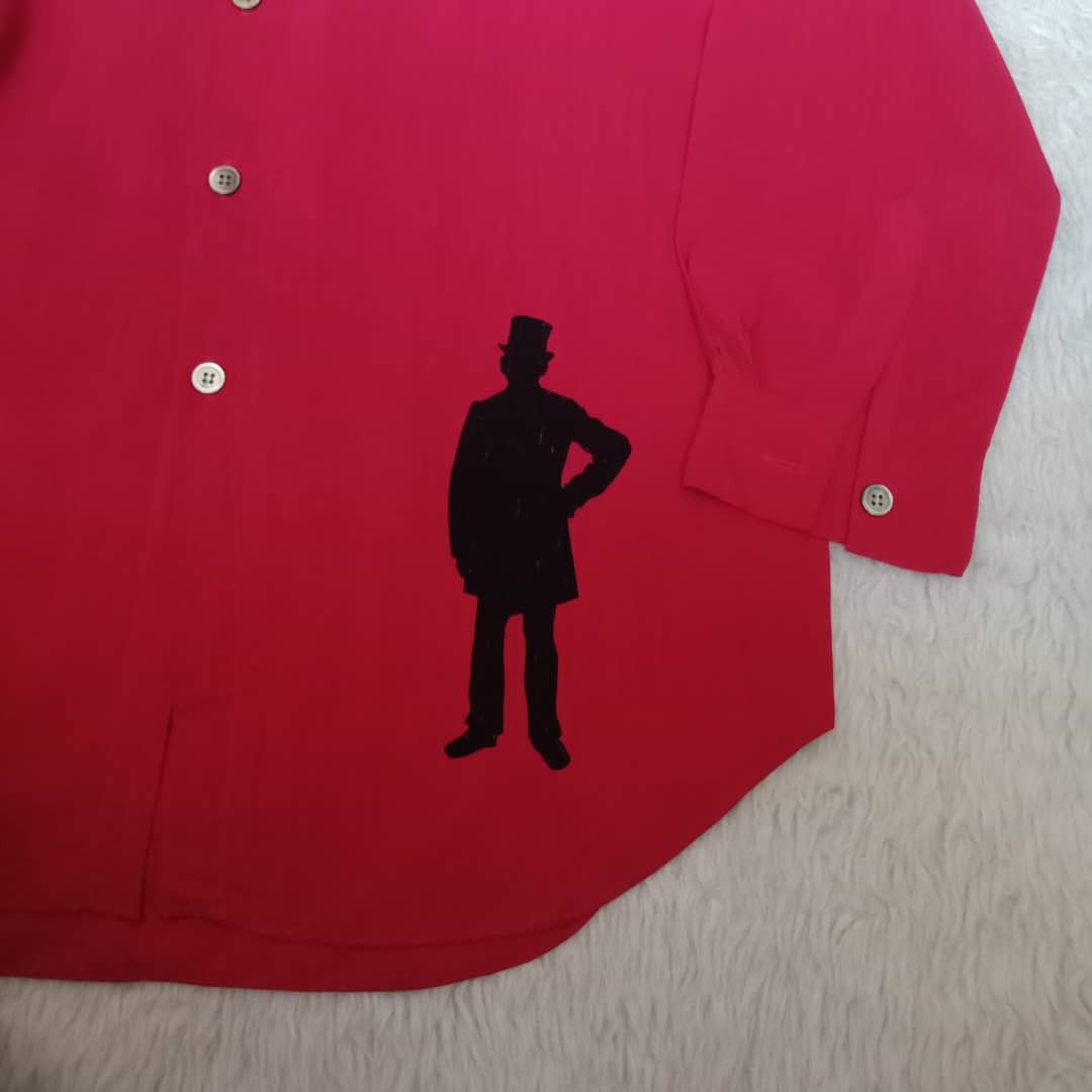 Japanese Brand POUR DEUX RAYON SHIRT MADE IN JAPAN LIKE YS/YOHJI YAMAMOTO Size US M / EU 48-50 / 2 - 7 Thumbnail