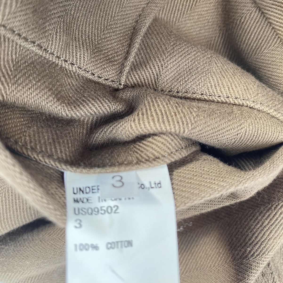 Hiroshi Fujiwara The Shepherd Undercover Herringbone Out seam Detail Pants Size US 32 / EU 48 - 6 Thumbnail