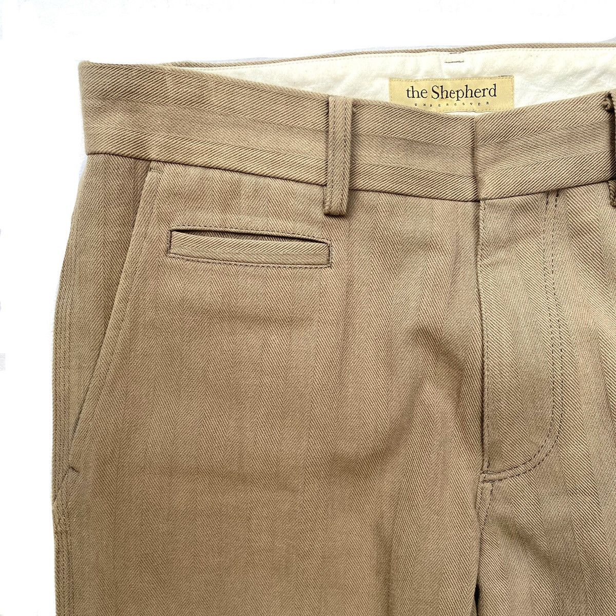 Hiroshi Fujiwara The Shepherd Undercover Herringbone Out seam Detail Pants Size US 32 / EU 48 - 4 Thumbnail