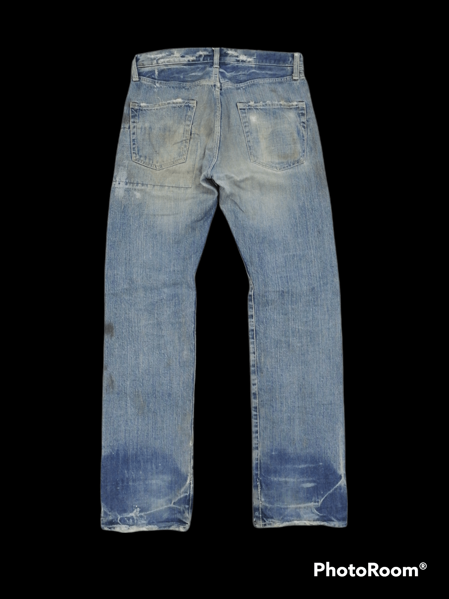 Japanese Brand × Spellbound Trashed Patchwork OKA By Spellbound Distressed Denim Jeans Size US 32 / EU 48 - 5 Thumbnail