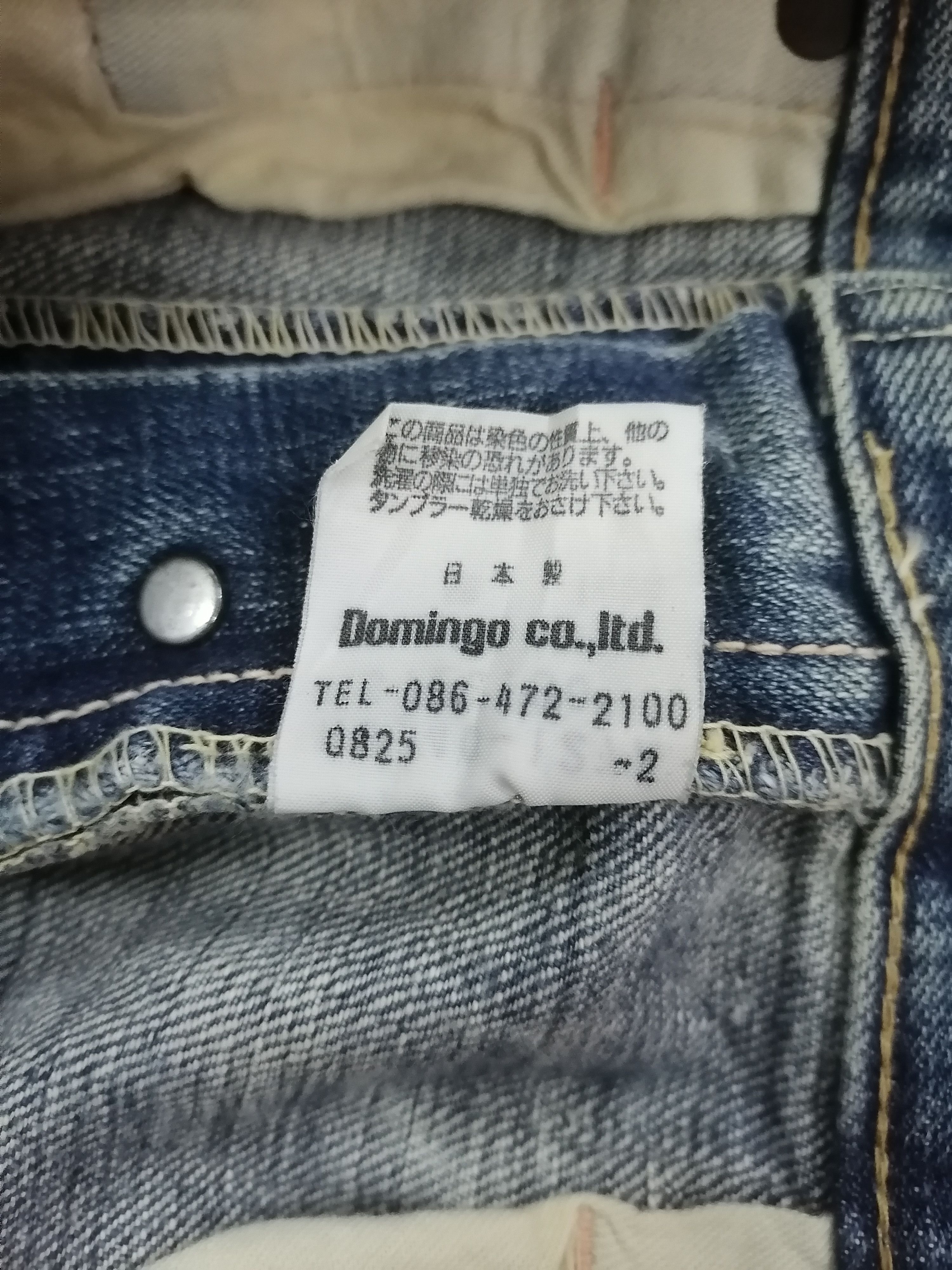 Japanese Brand × Spellbound Trashed Patchwork OKA By Spellbound Distressed Denim Jeans Size US 32 / EU 48 - 9 Thumbnail