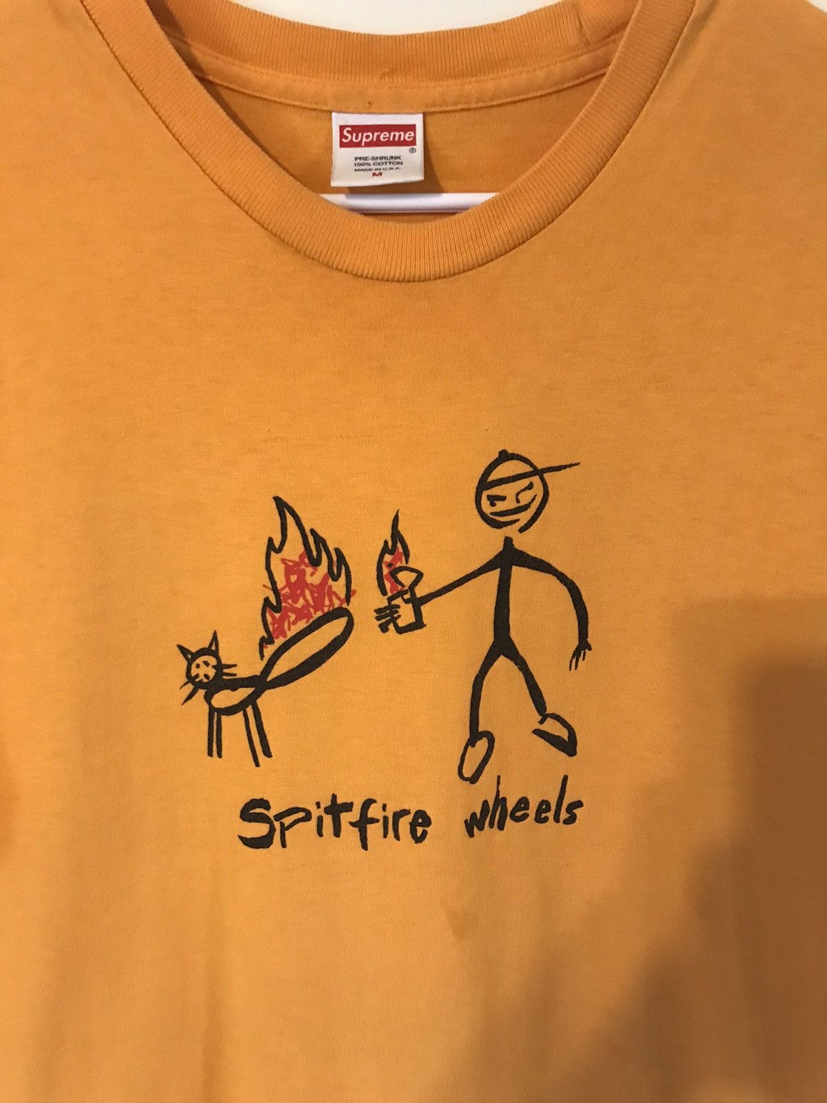Spitfire × Supreme Supreme Spitfire Cat Tee Size US M / EU 48-50 / 2 - 2 Thumbnail