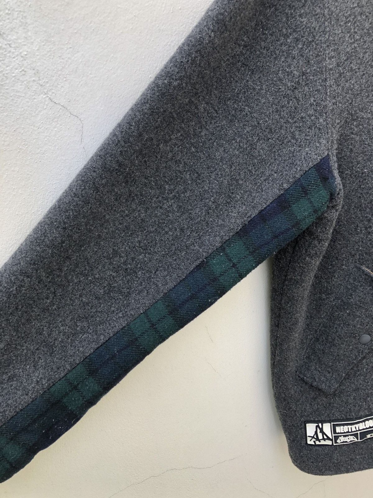 Vintage Madpager Japan Neo Tokyo Snap Button Heavy Wool Jacket Size US XL / EU 56 / 4 - 7 Thumbnail
