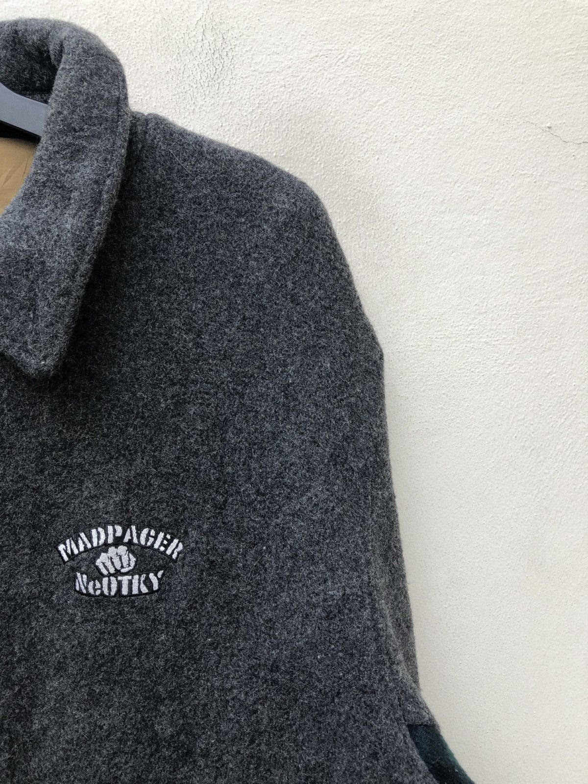 Vintage Madpager Japan Neo Tokyo Snap Button Heavy Wool Jacket Size US XL / EU 56 / 4 - 4 Thumbnail