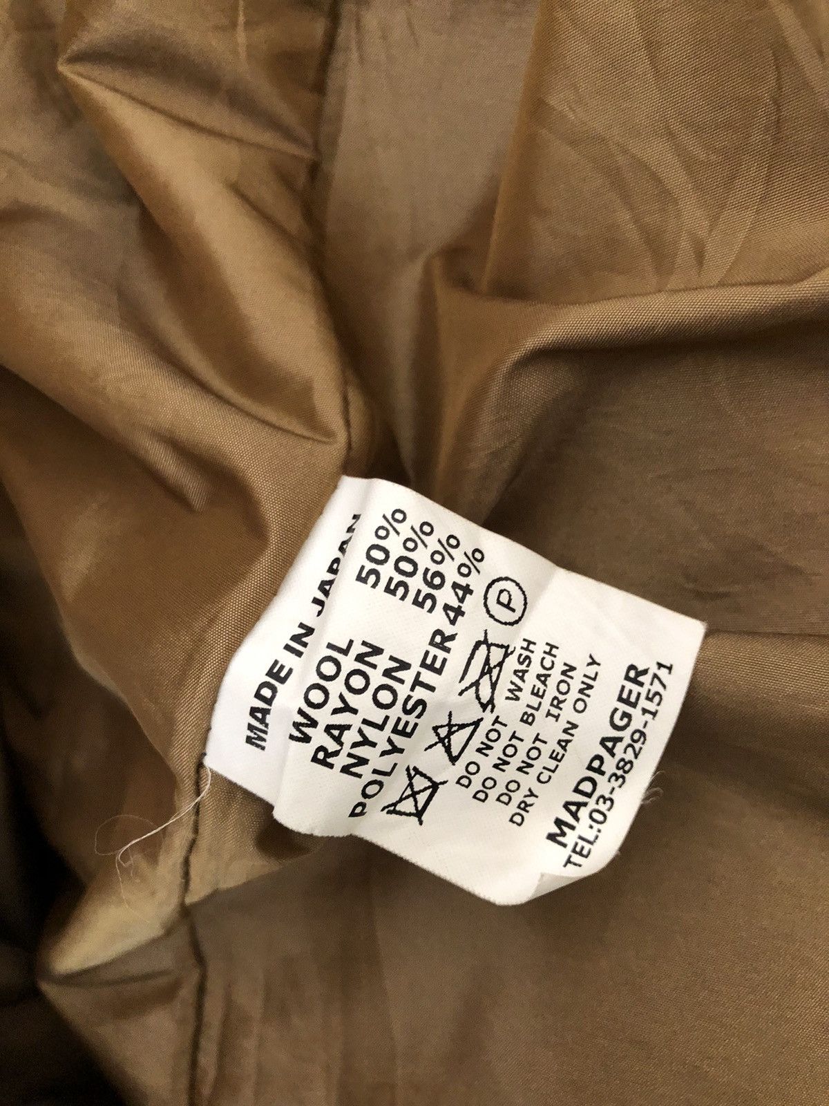 Vintage Madpager Japan Neo Tokyo Snap Button Heavy Wool Jacket Size US XL / EU 56 / 4 - 15 Thumbnail