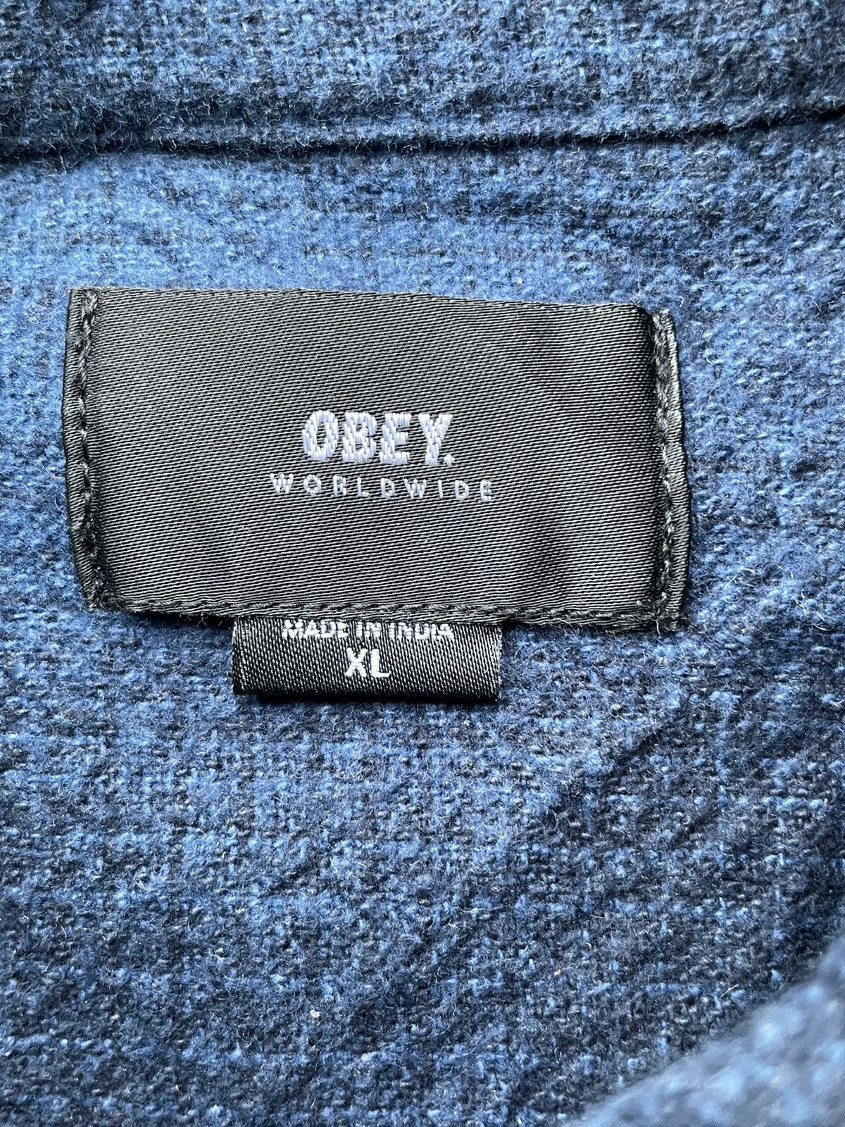 Flannel Obey Flannel Shirt Size US XL / EU 56 / 4 - 10 Thumbnail