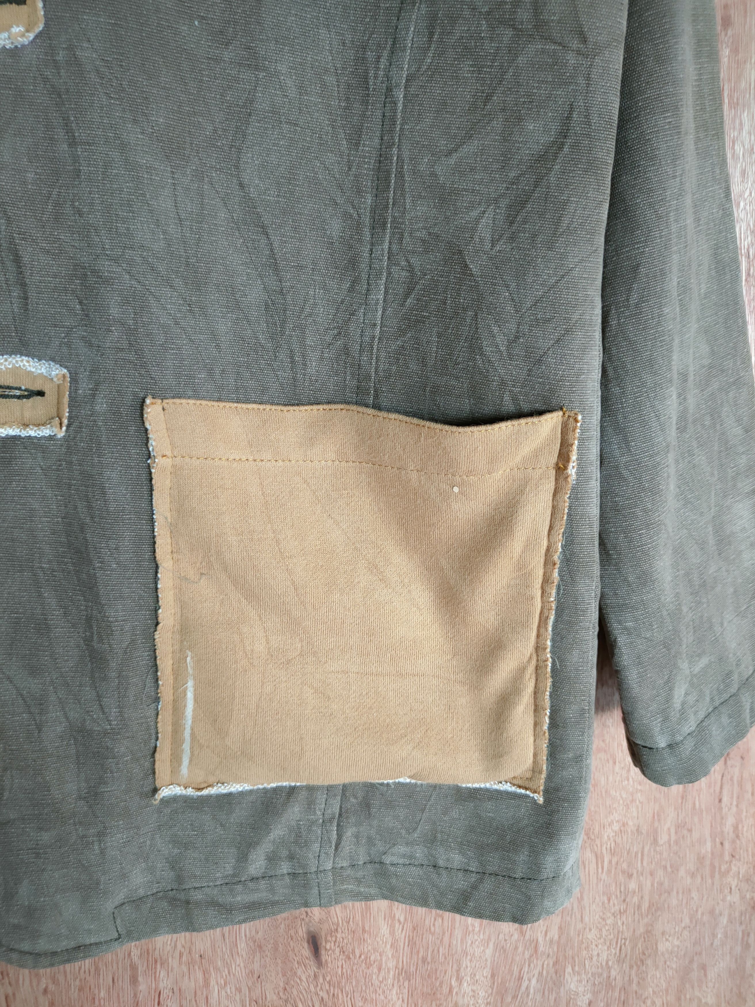 Japanese Brand Tenger Classic Design brown cargo cardigan #S001 Size US L / EU 52-54 / 3 - 5 Thumbnail
