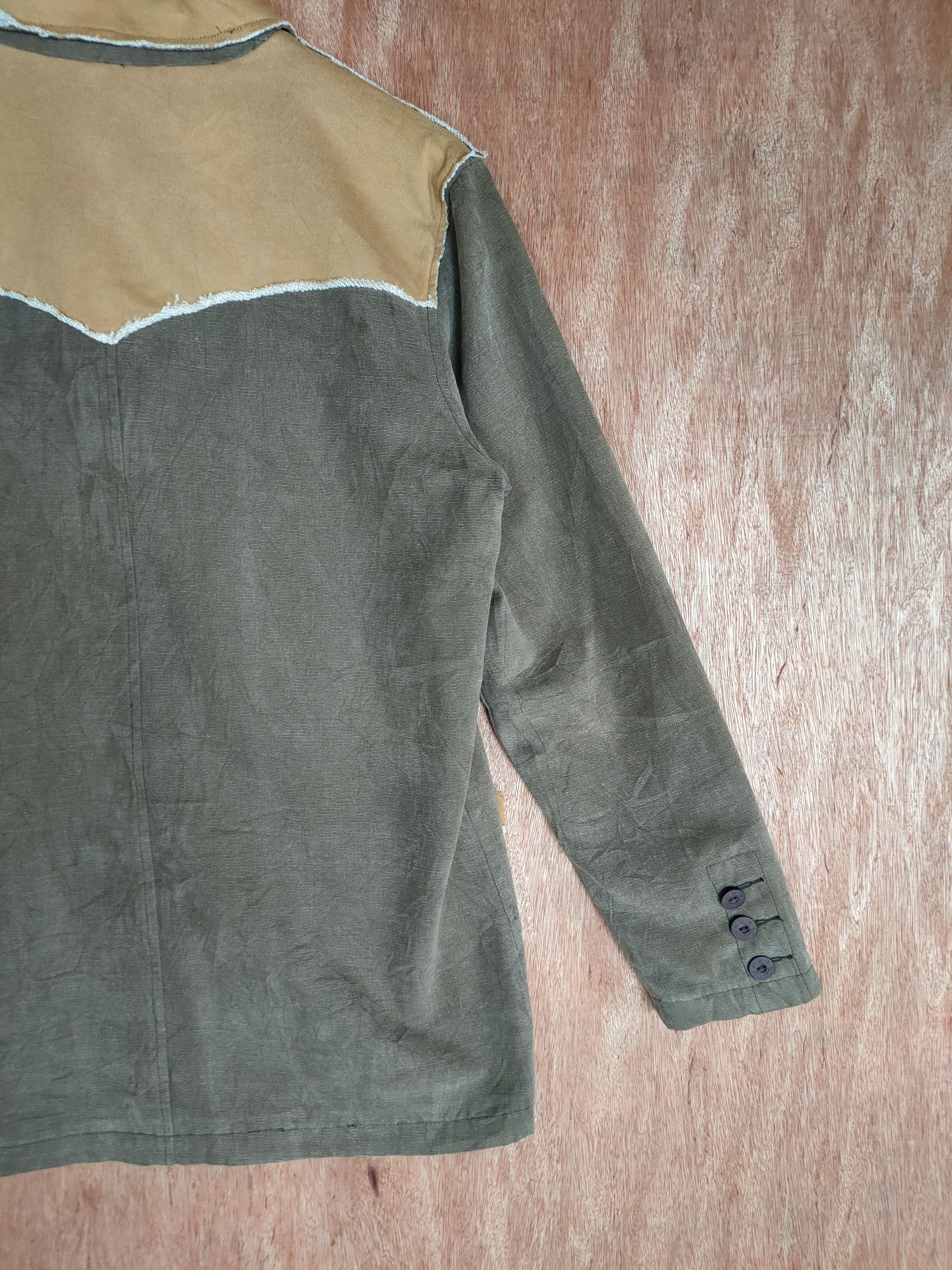 Japanese Brand Tenger Classic Design brown cargo cardigan #S001 Size US L / EU 52-54 / 3 - 13 Thumbnail