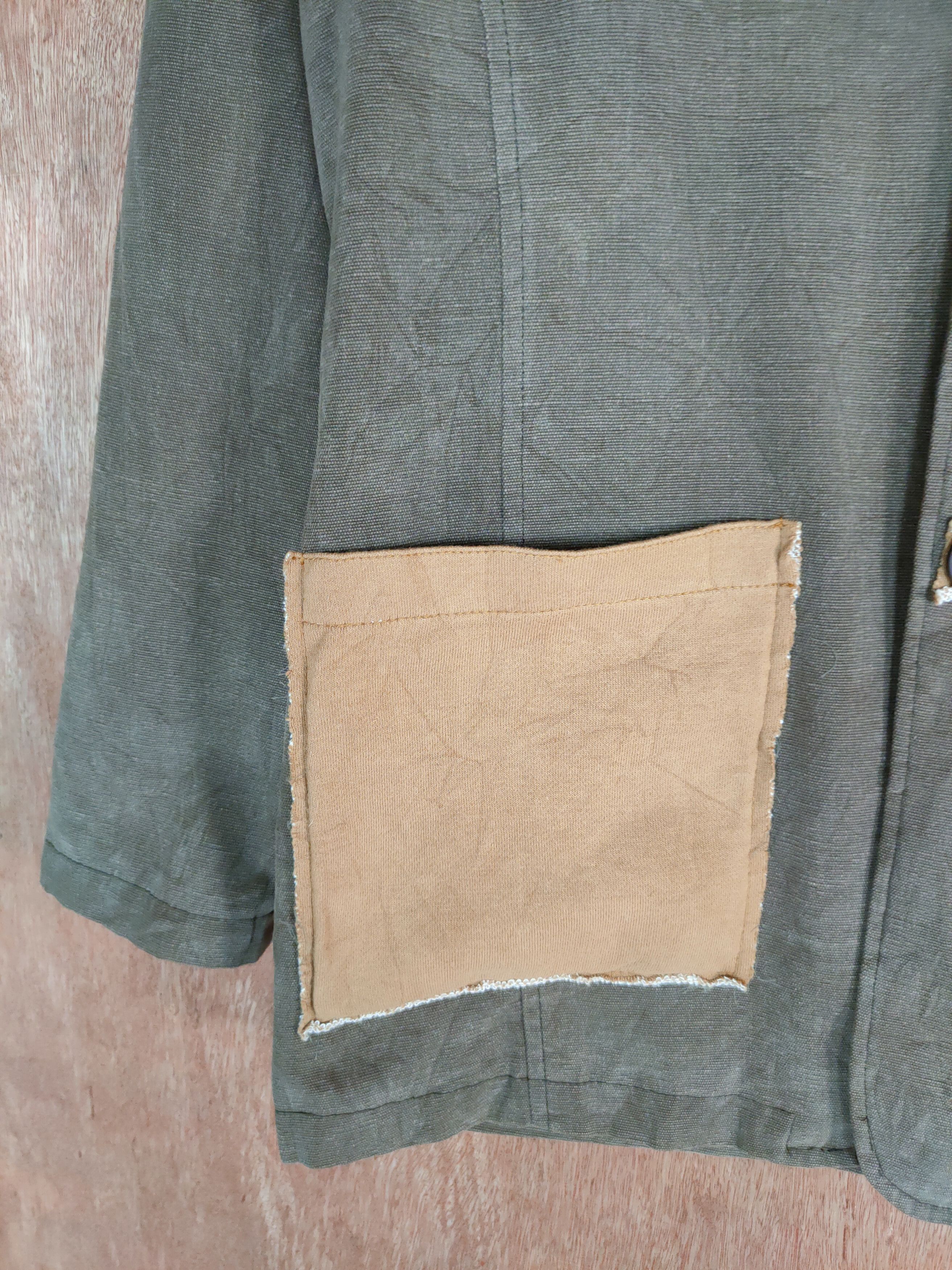 Japanese Brand Tenger Classic Design brown cargo cardigan #S001 Size US L / EU 52-54 / 3 - 7 Thumbnail