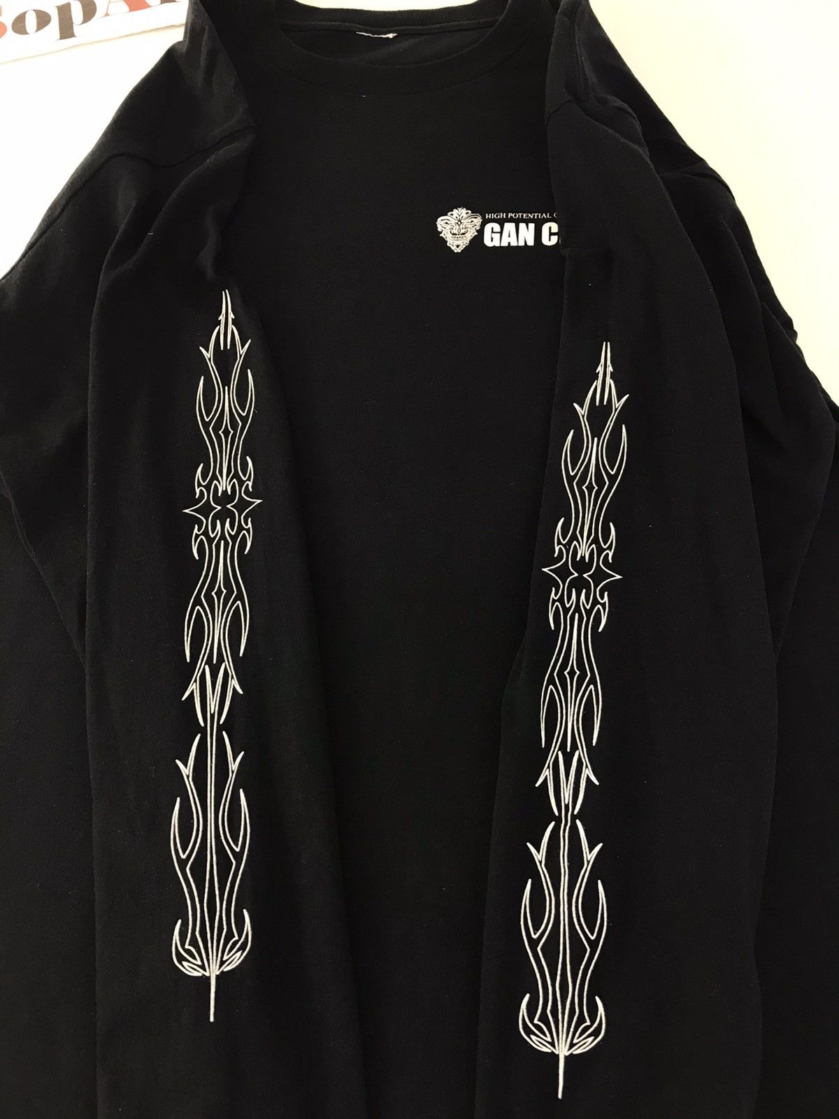 Japanese Brand × Vintage Vintage Long Sleeve Big Logo Graphic Human Back Side Style Size US L / EU 52-54 / 3 - 5 Thumbnail