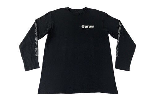 Japanese Brand × Vintage Vintage Long Sleeve Big Logo Graphic Human Back Side Style Size US L / EU 52-54 / 3 - 1 Thumbnail
