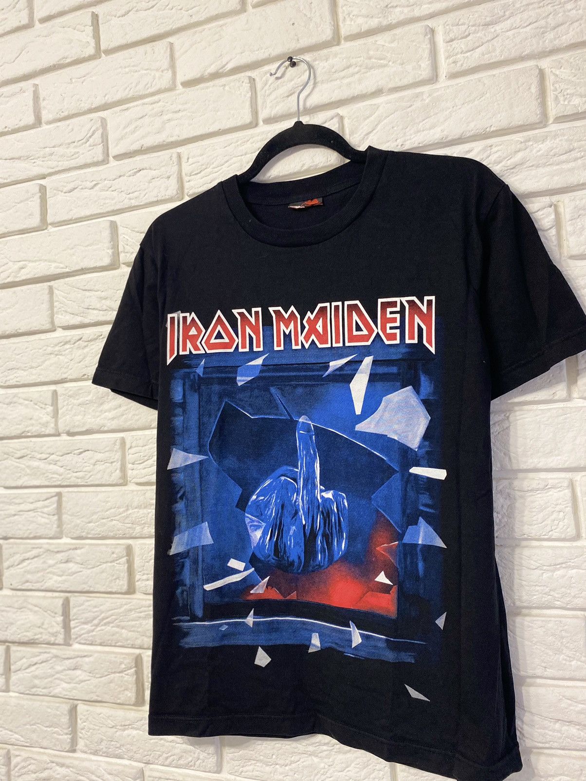Iron Maiden × Vintage Iron Maiden Fuck tshirt vintage Size US M / EU 48-50 / 2 - 2 Thumbnail