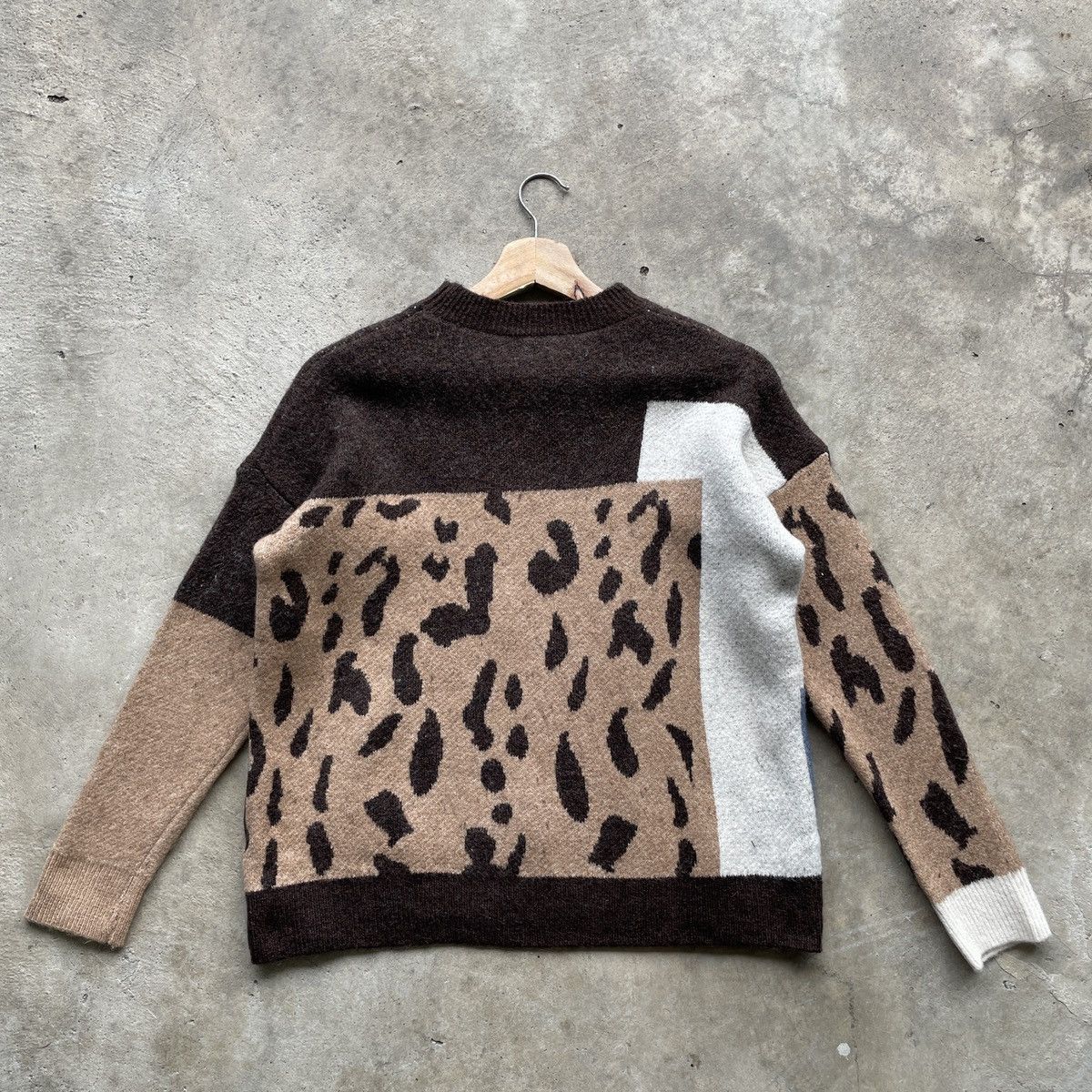 Japanese Brand Vintage Japanese 4 Tone Colours Knitwear Sweater Jumper Size US M / EU 48-50 / 2 - 11 Thumbnail
