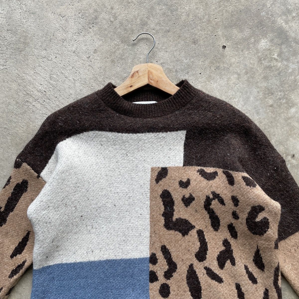 Japanese Brand Vintage Japanese 4 Tone Colours Knitwear Sweater Jumper Size US M / EU 48-50 / 2 - 3 Thumbnail
