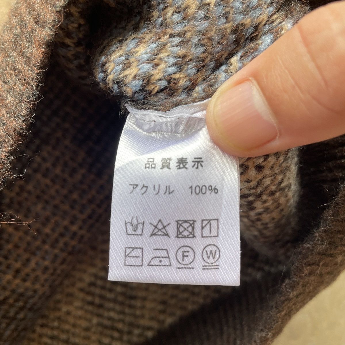 Japanese Brand Vintage Japanese 4 Tone Colours Knitwear Sweater Jumper Size US M / EU 48-50 / 2 - 7 Thumbnail