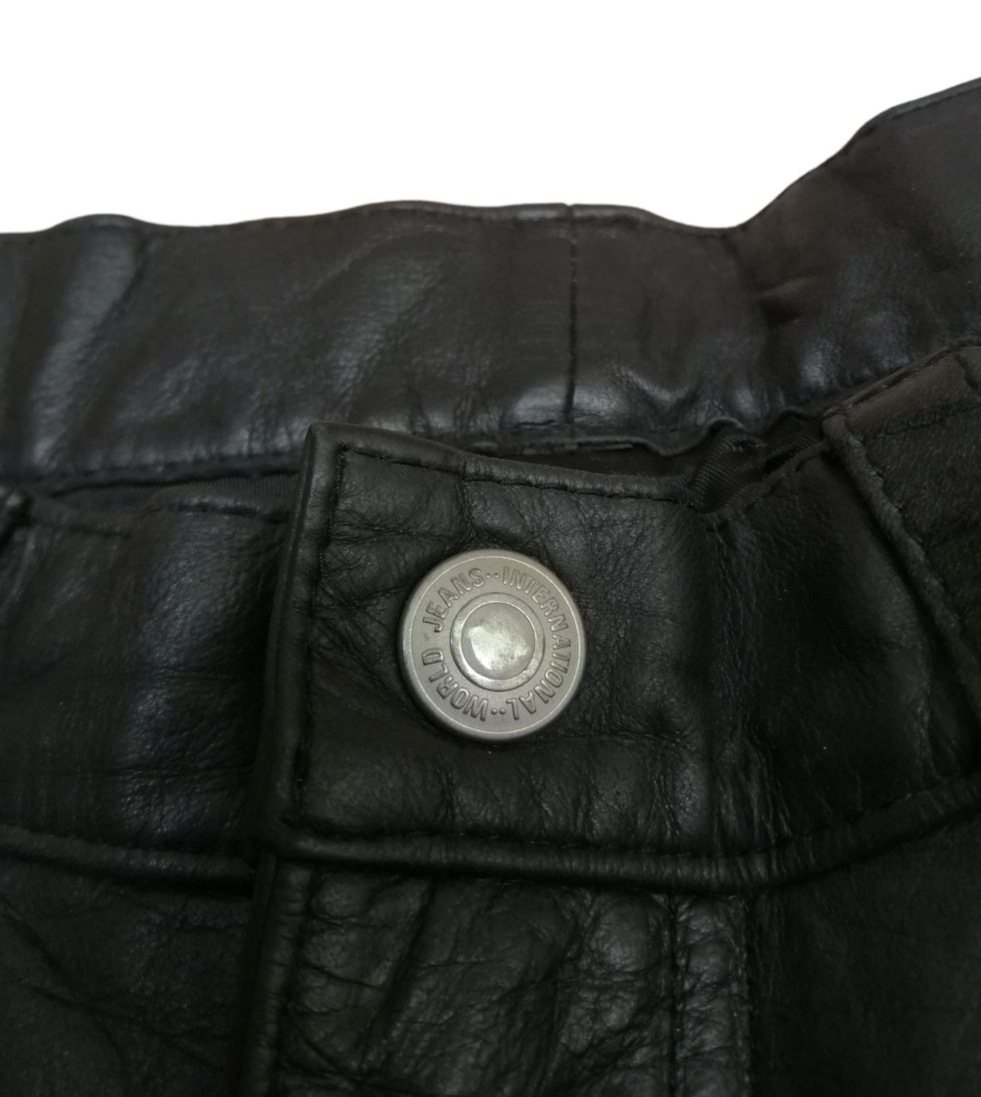 Johnbull × Vintage Vintage Johnbull Cowhide Leather Pants Size 29" - 11 Thumbnail