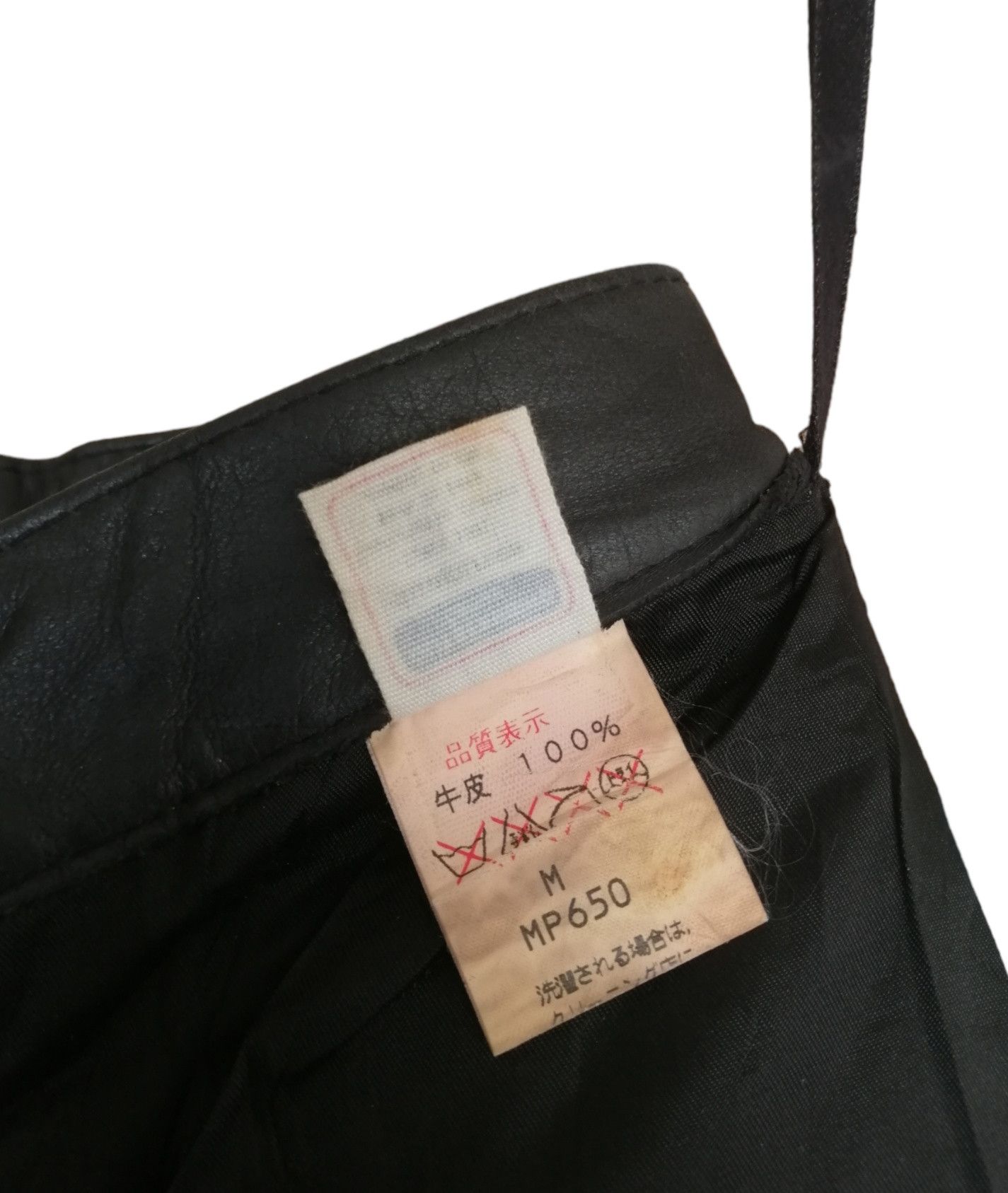Johnbull × Vintage Vintage Johnbull Cowhide Leather Pants Size 29" - 16 Thumbnail