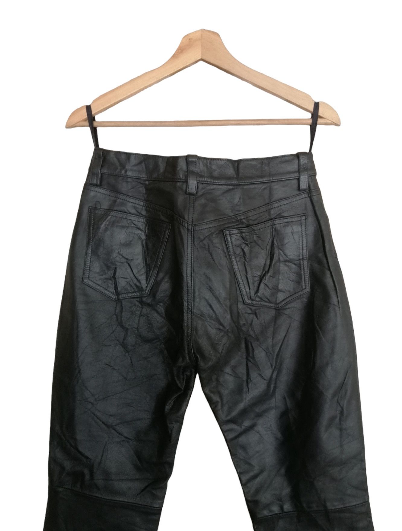 Johnbull × Vintage Vintage Johnbull Cowhide Leather Pants Size 29" - 10 Thumbnail