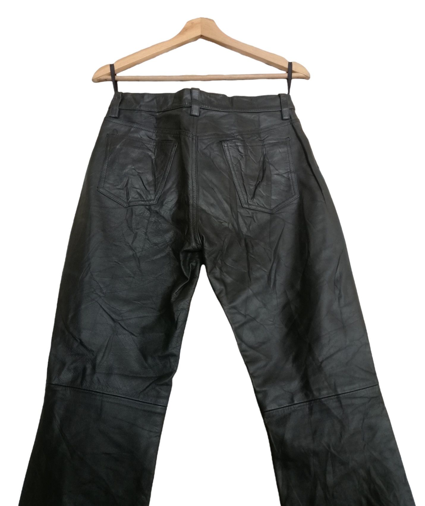 Johnbull × Vintage Vintage Johnbull Cowhide Leather Pants Size 29" - 9 Thumbnail